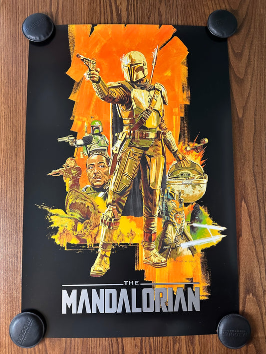 Paul Mann – The Mandalorian Foil Variant, 24 x 36 in, poster