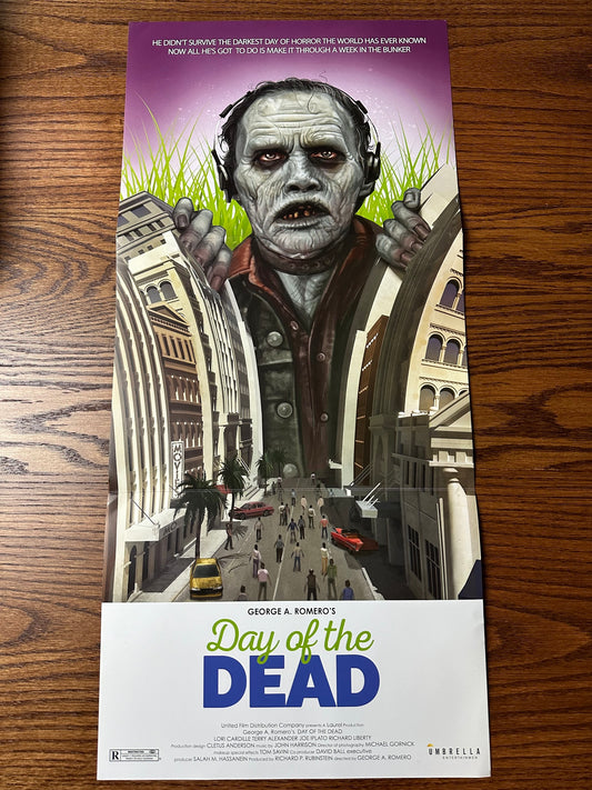Unknown – Day of the Dead Crocodile Dundee, 13 x 28 in, art print