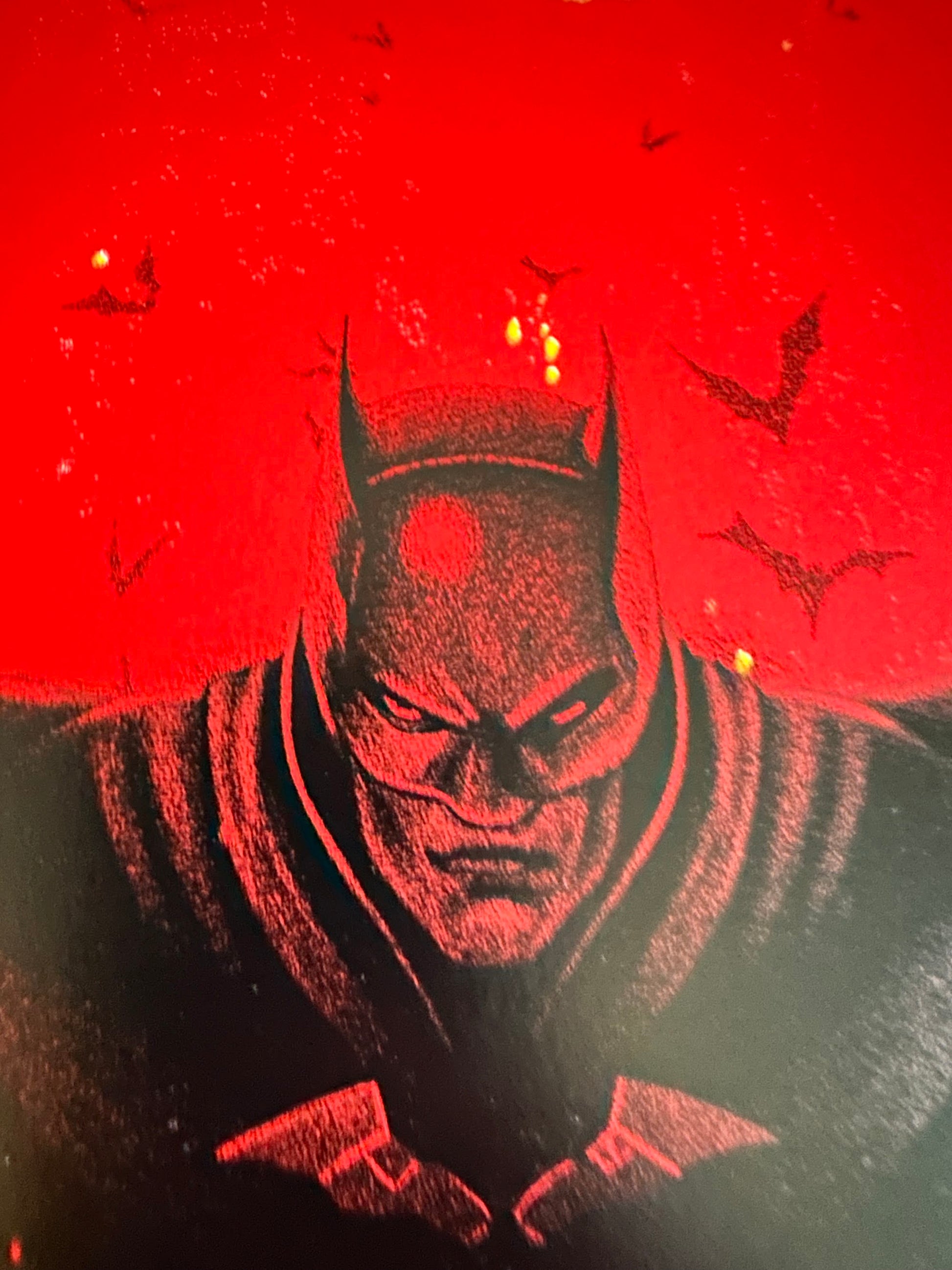 Doaly – The Batman Red Variant, 24 x 18 in, art print, image 2