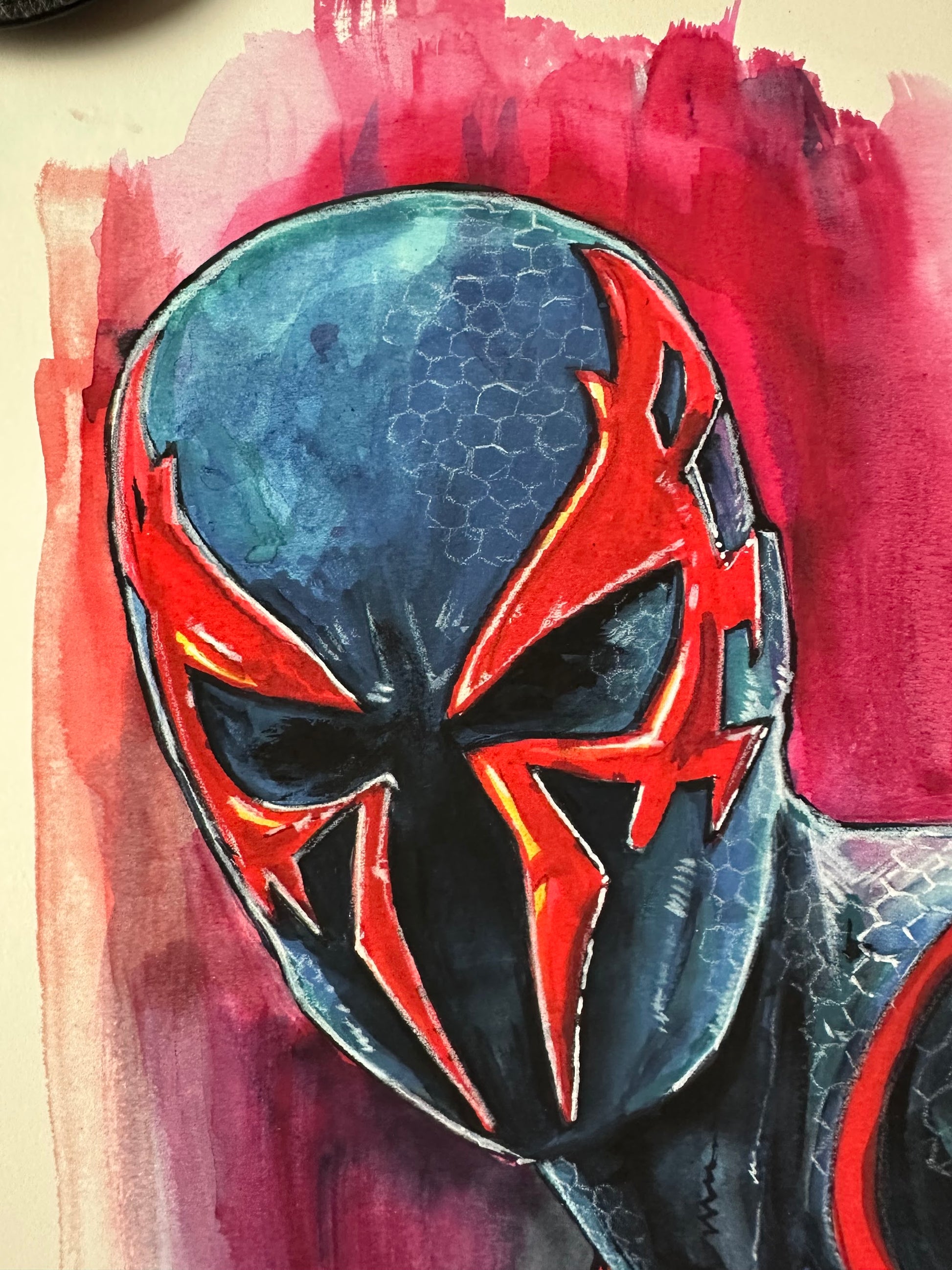 Tim Doyle – Shiny Objects Spider-Man 2099, 8 x 10 in, art print, image 2