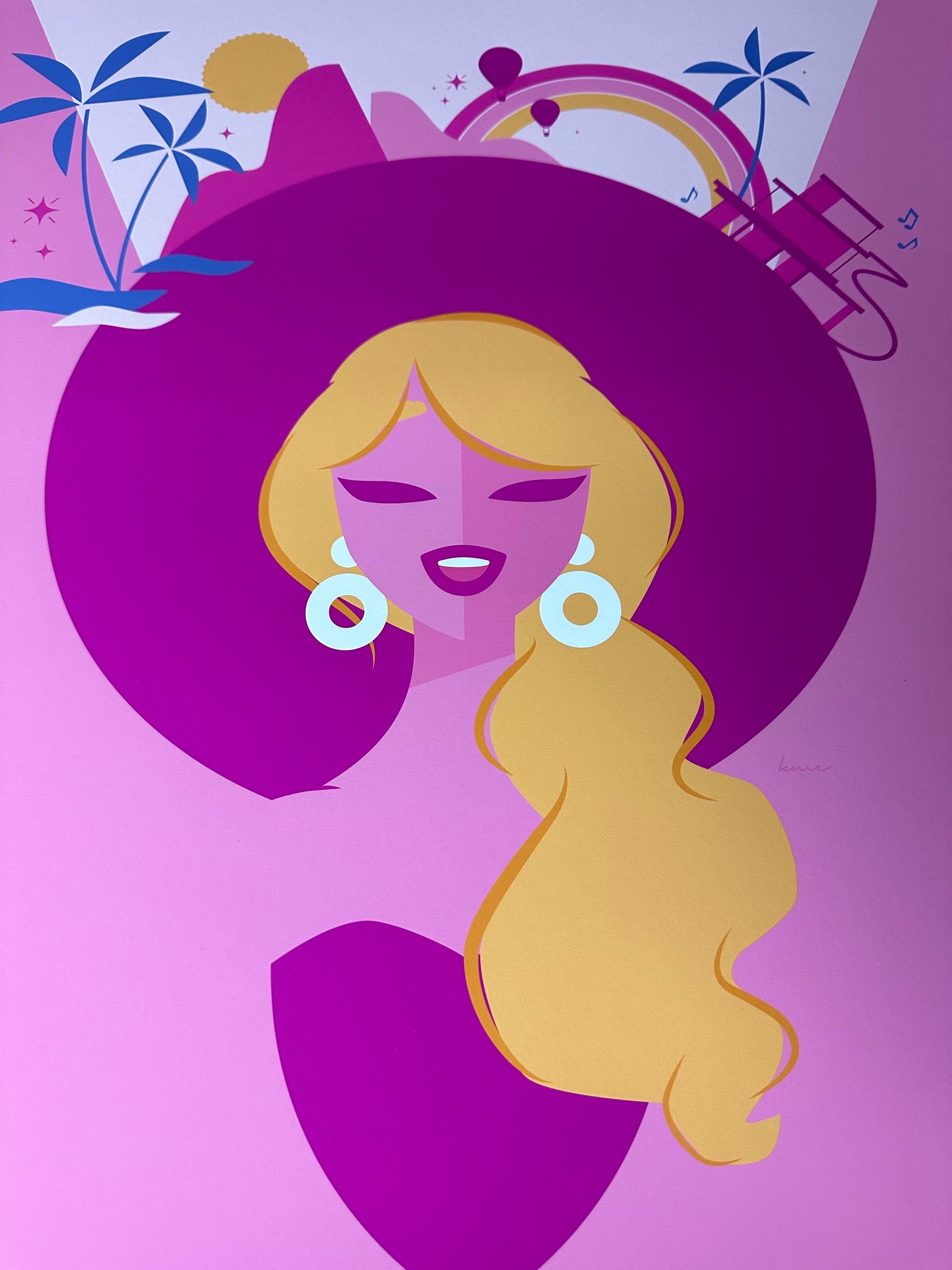 Kelly McMahon – Barbieland, 18 x 24 in, art print, image 2