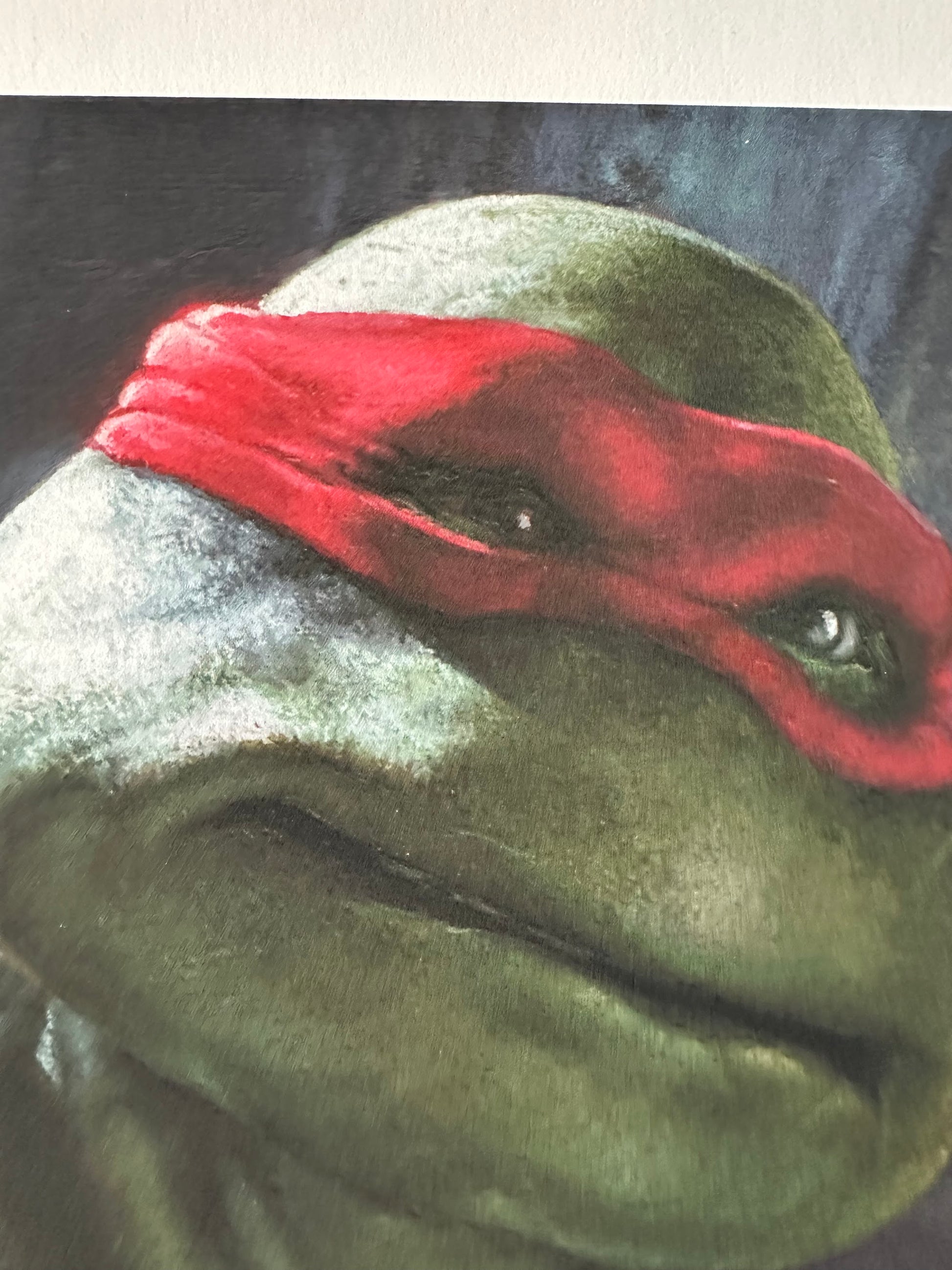 Ashton Gallagher – Teenage Mutant Ninja Turtles Raph Portrait, 6 x 6 in, art print, image 2