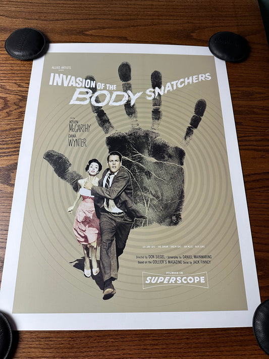 Tim Bradsheet – Invasion of the Body Snatchers, 18 x 24 in, art print