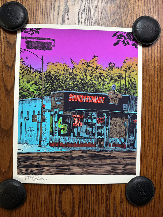Tim Doyle – Sound Exchange Unreal Estate, 16 x 20 in, art print