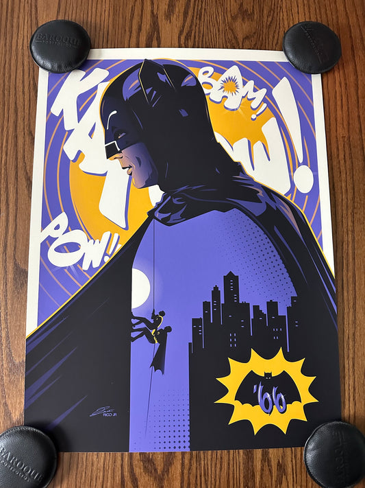 Julien Rico Jr – Batman "Kapow", 18 x 24 in, art print