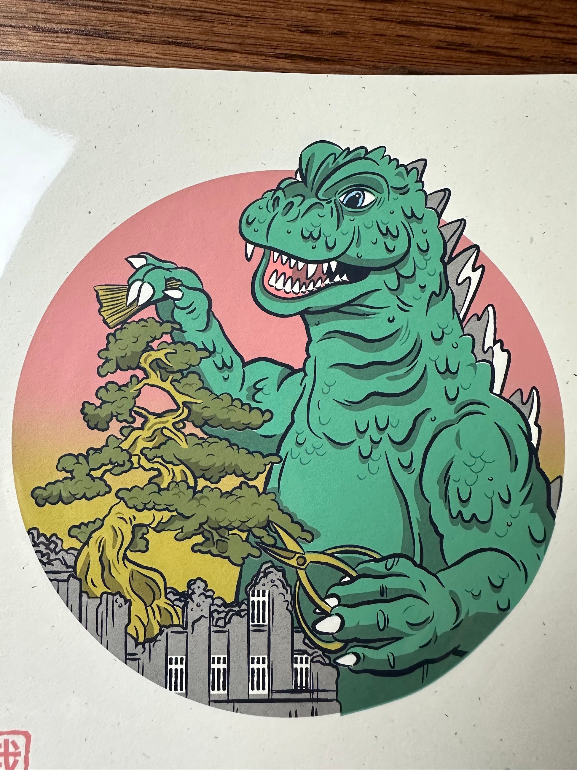 Anthony Petrie – Strange Beast Bonsai, 7 x 7 in, art print, image 2