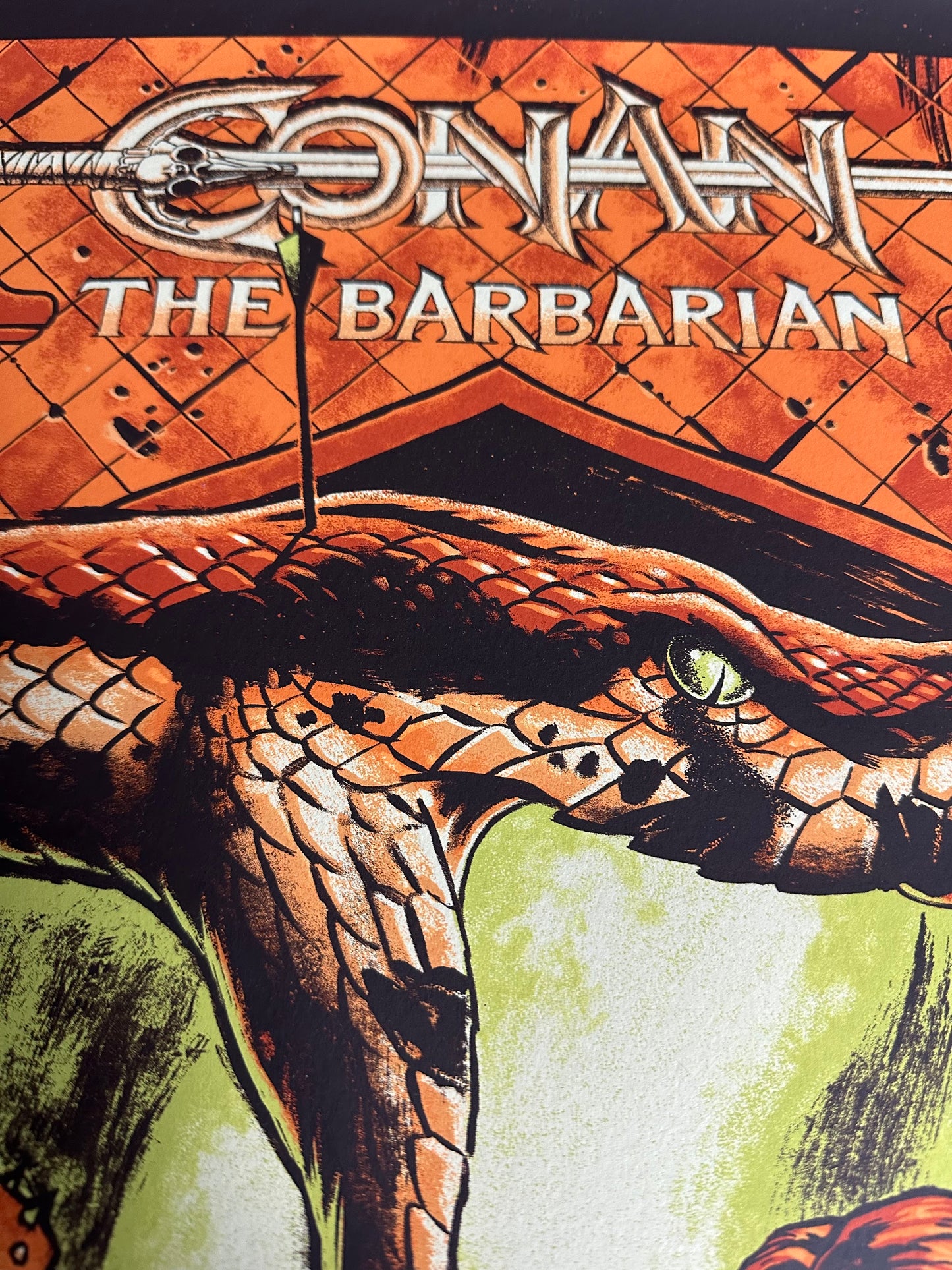 Jason Edmiston – Conan The Barbarian, 24 x 36 in, poster, image 3