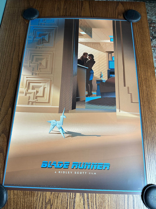 Laurent Durieux – Blade Runner Memories in Green, 24 x 36 in, poster