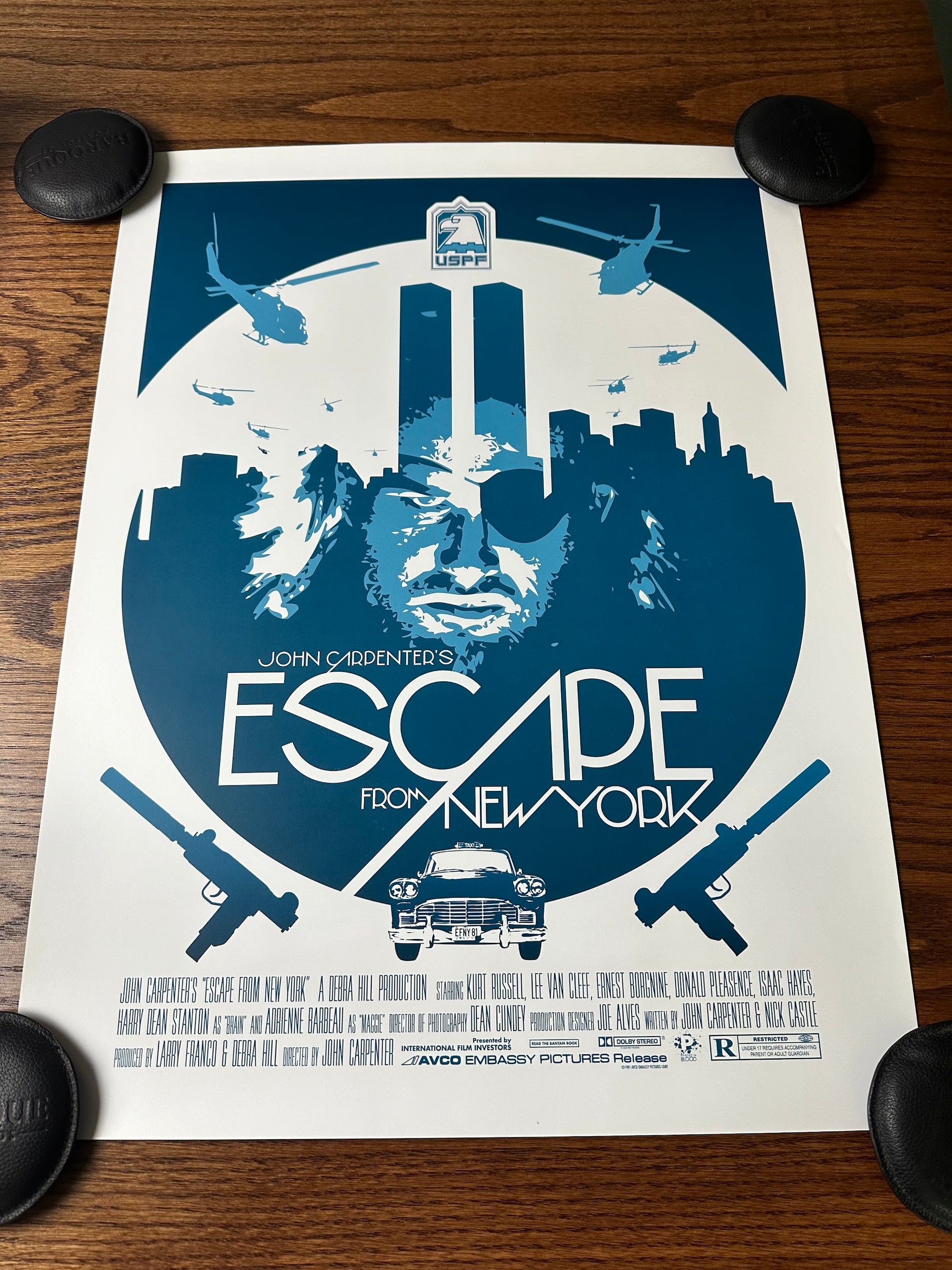 John J Hill – Escape From New York, 18 x 24 in, art print