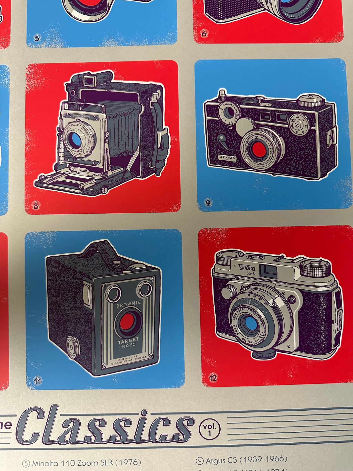 Tim Anderson – Vintage Cameras "The Classics", 20 x 30 in, art print, image 4