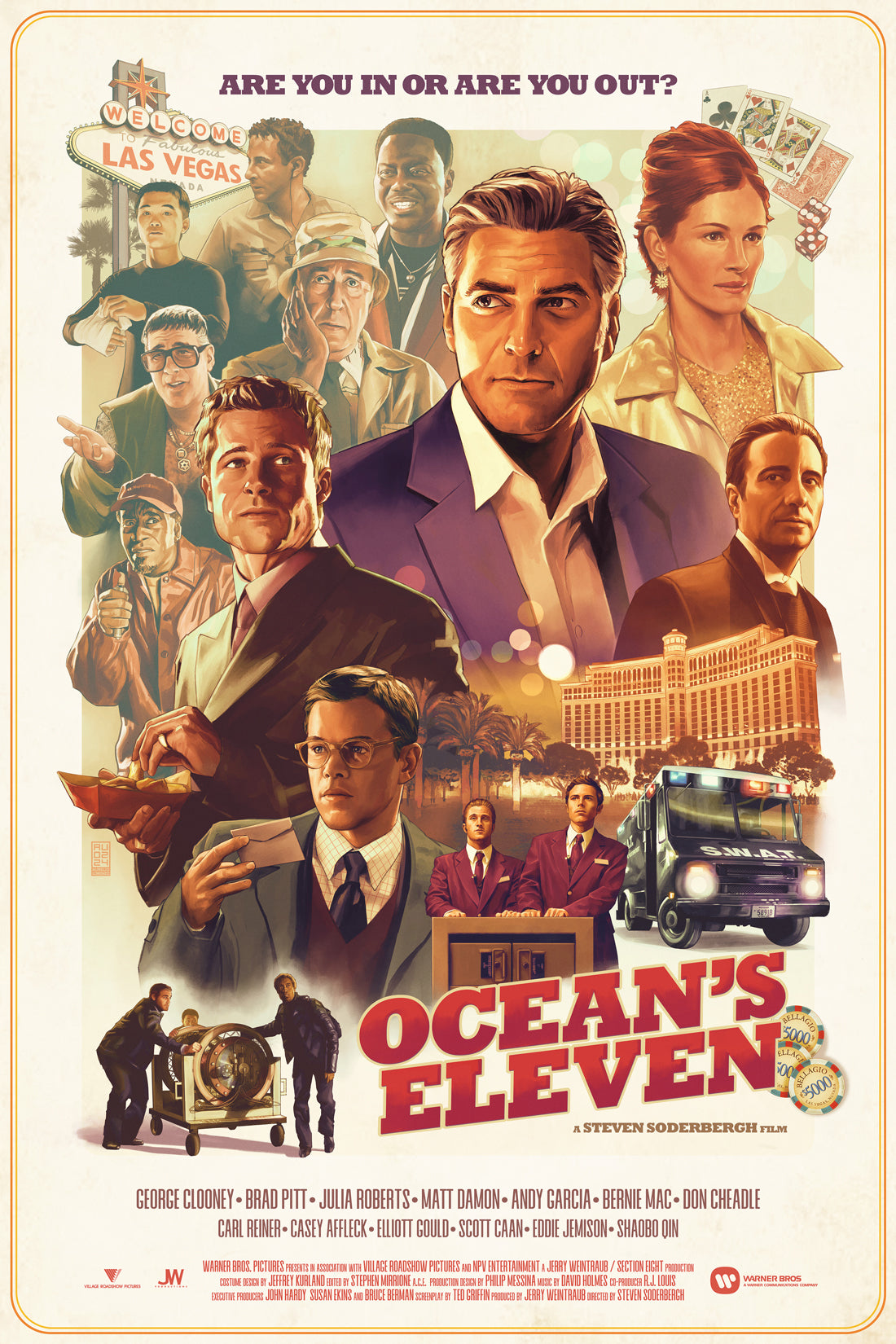 Aurelio Lorenzo – Oceans 11, 24 x 36 in, poster, image 10