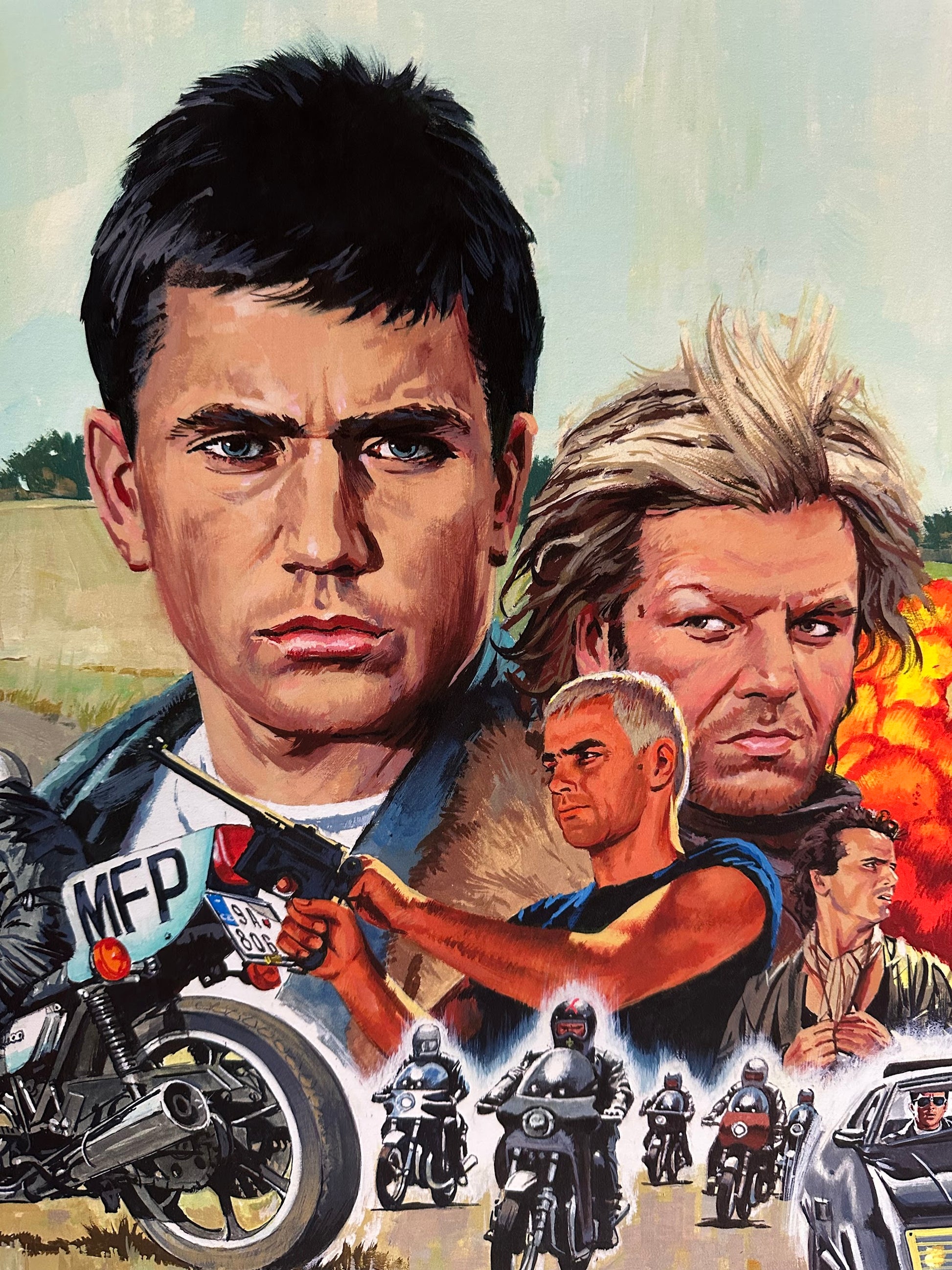 Paul Mann - Mad Max Art Variant 36x24 movie poster - detail image 5