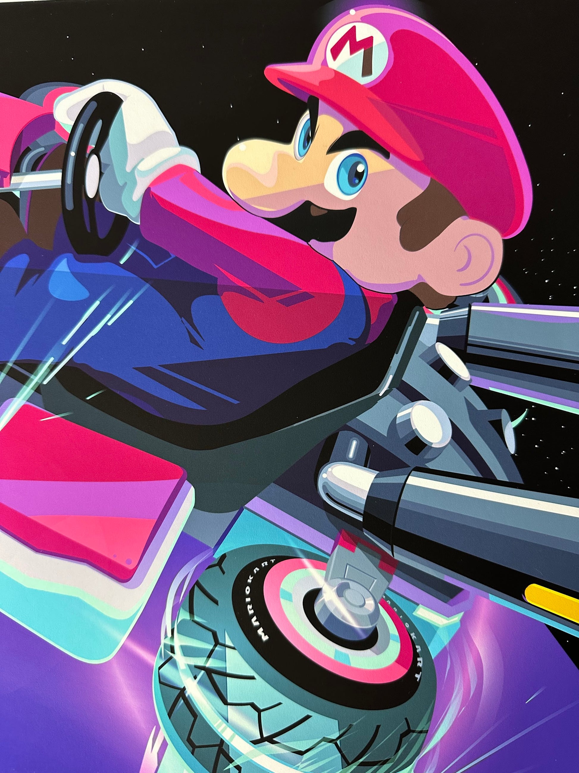 Craig Drake – Mario Kart, 24 x 16 in, art print, image 2