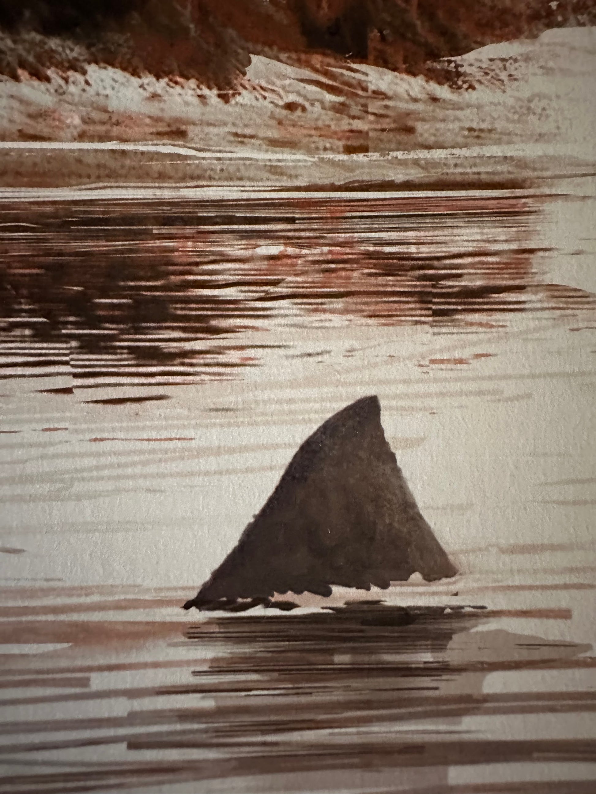 JC Richard – Jaws Amity Harbor Red Variant, 10 x 24 in, art print, image 4