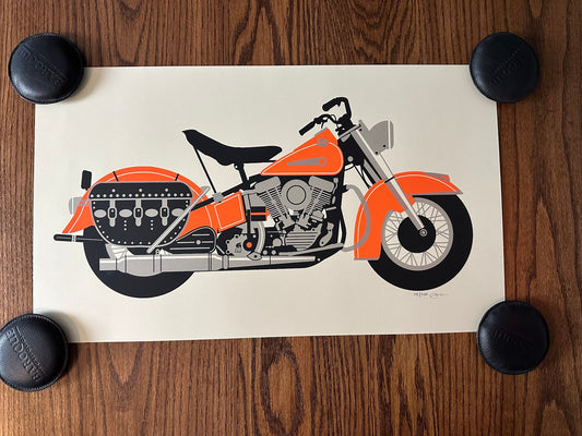 DKNG – Motorcycle, 24 x 14 in, art print