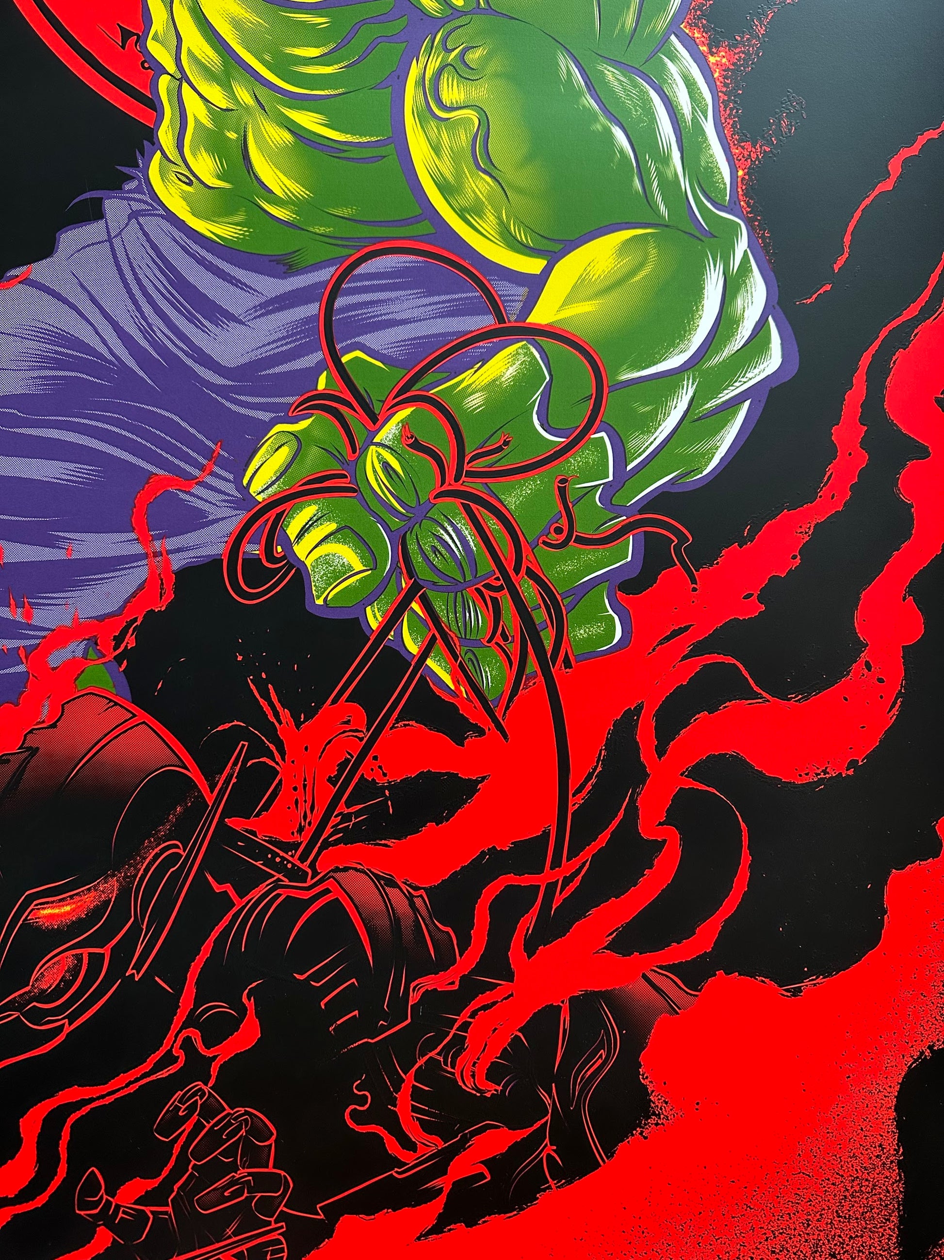 Zombie Yeti – Avengers Hulk, 24 x 36 in, poster, image 5