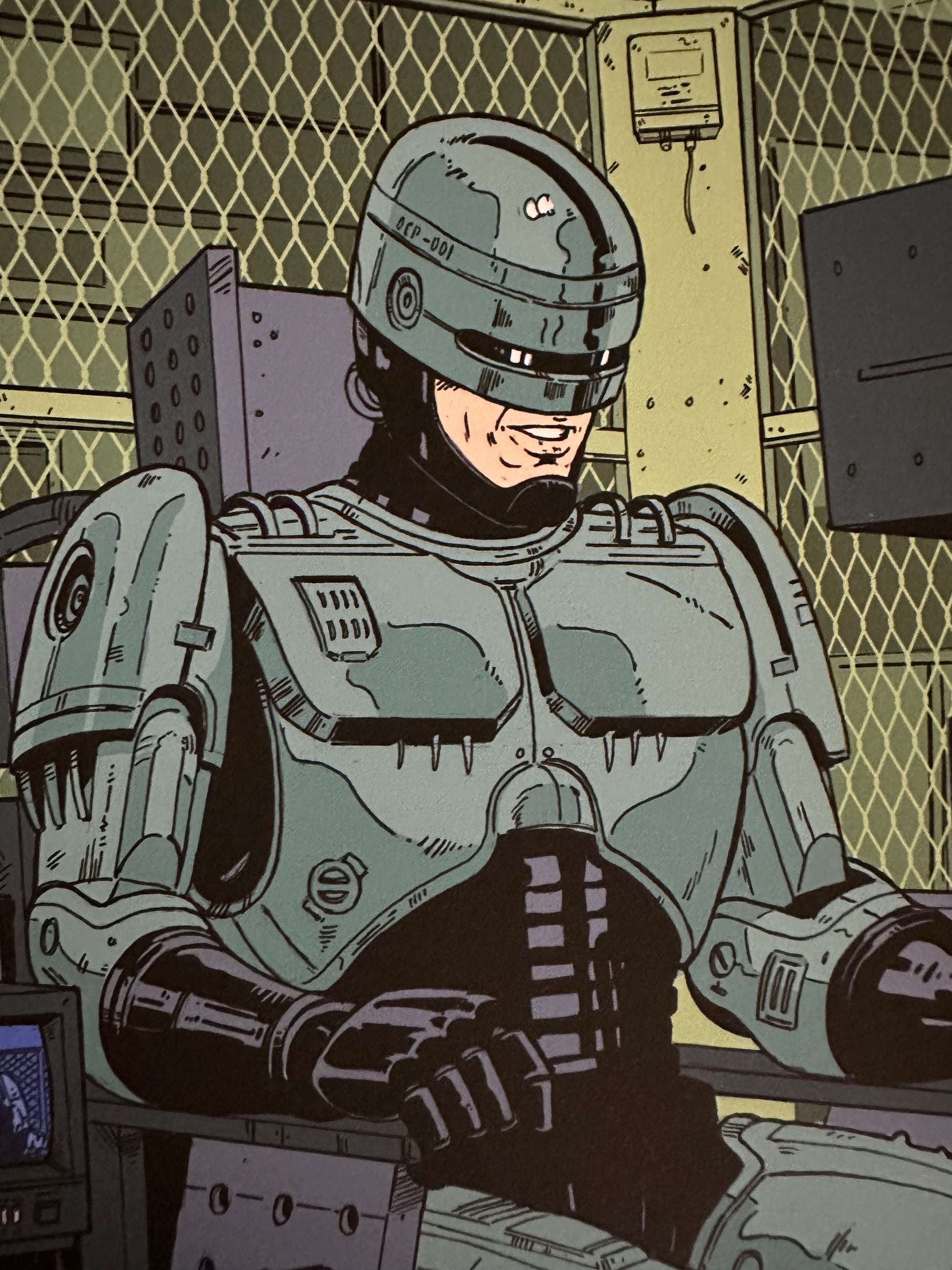 Laurie Greasley – Robocop, 24 x 18 in, art print, image 3