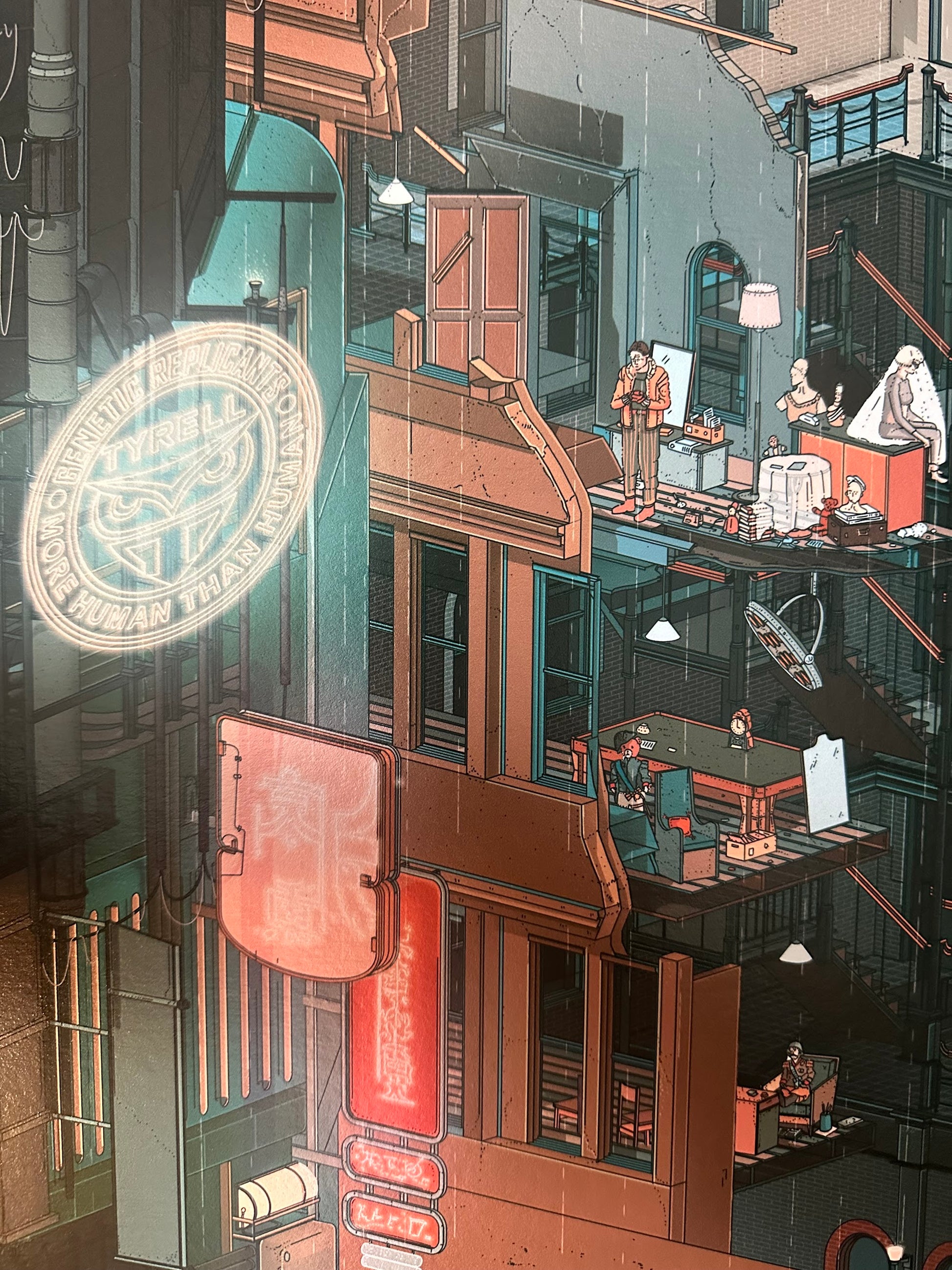 Doug John Miller – Blade Runner Variant, 24 x 36 in, poster, image 3