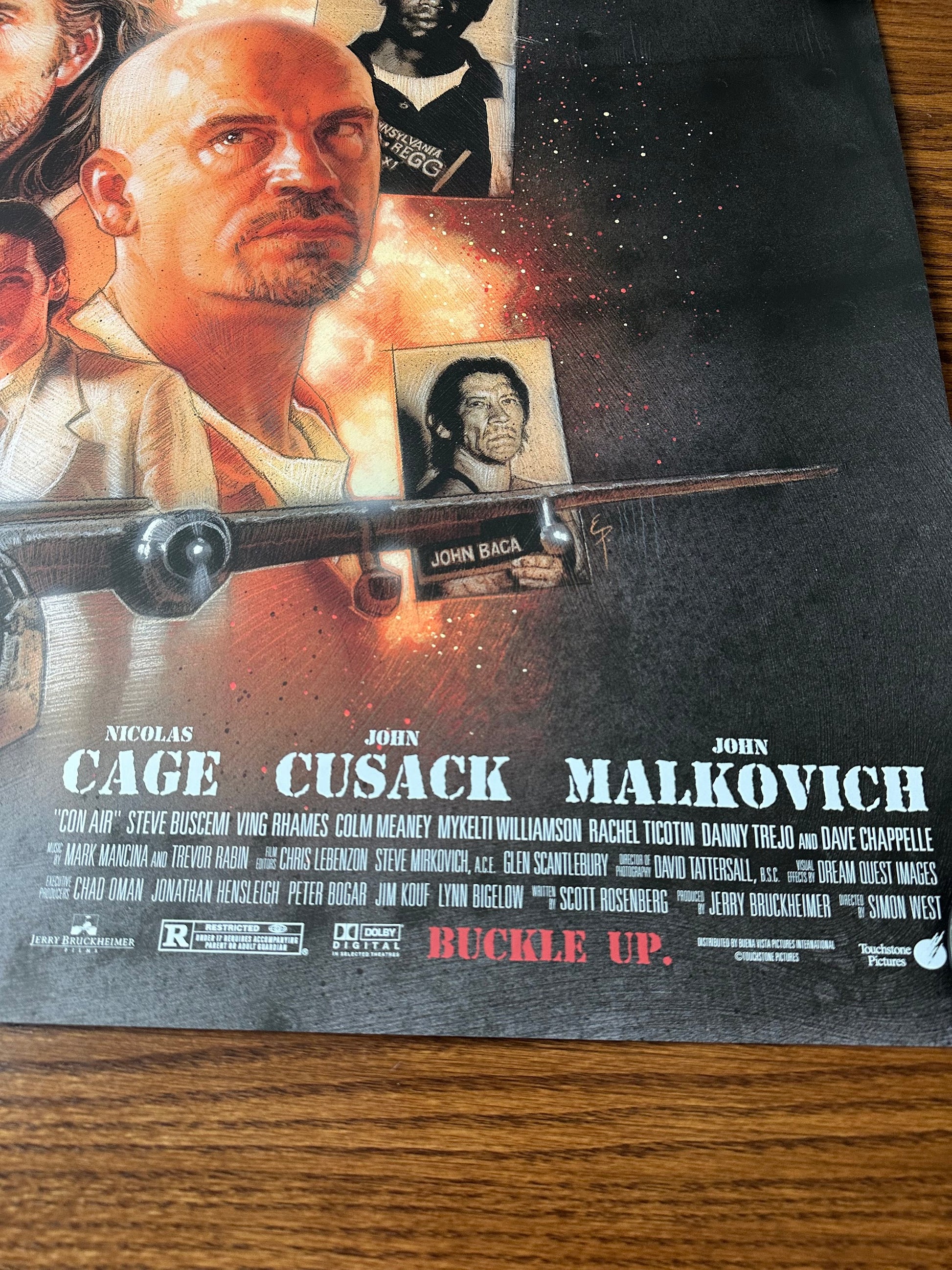 Ethan Pro – Con Air, 36 x 24 in, poster, image 6