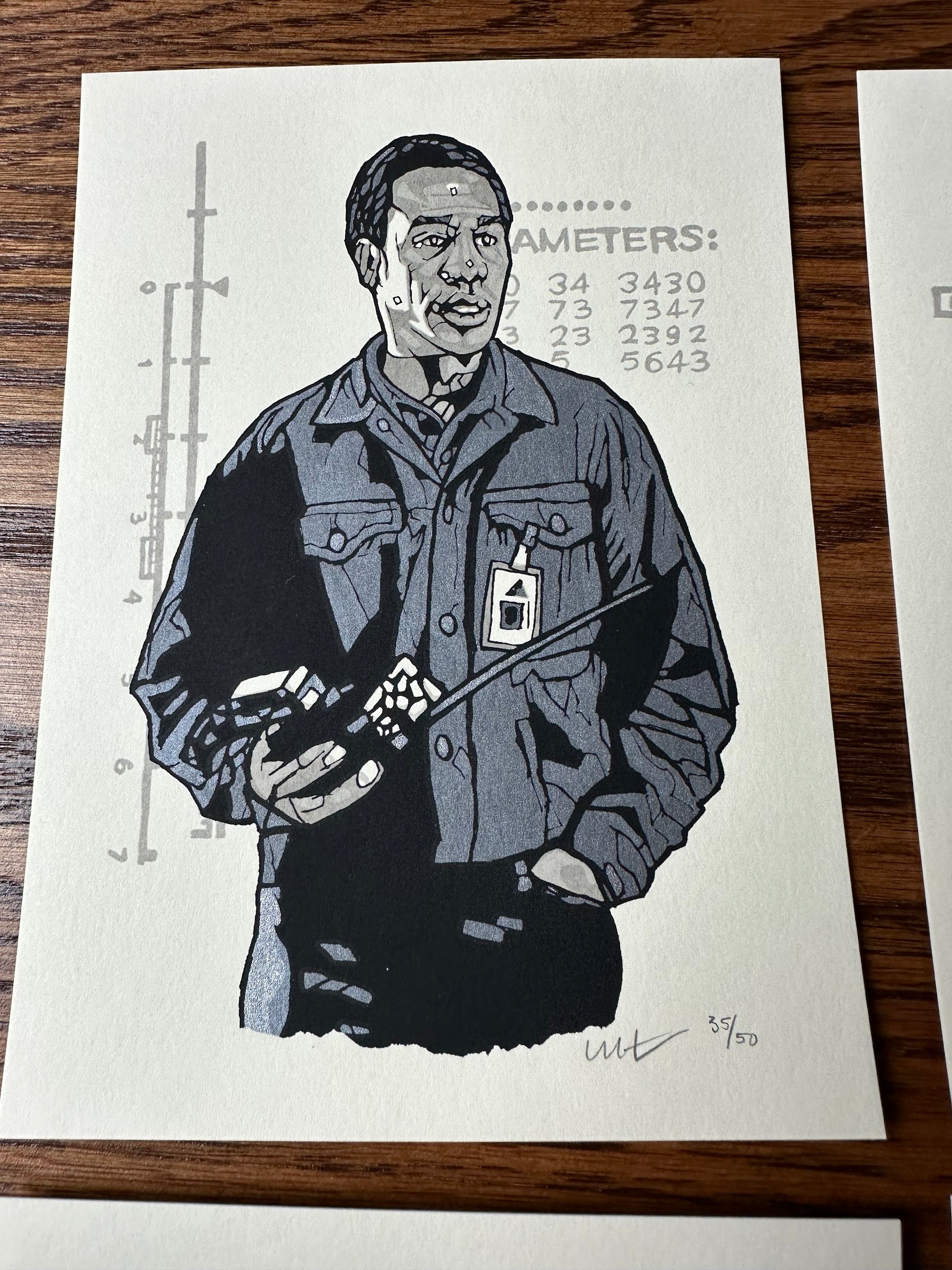 New Flesh – Terminator Lot of 4 Handbill set, 5 x 7 in, art print, image 2