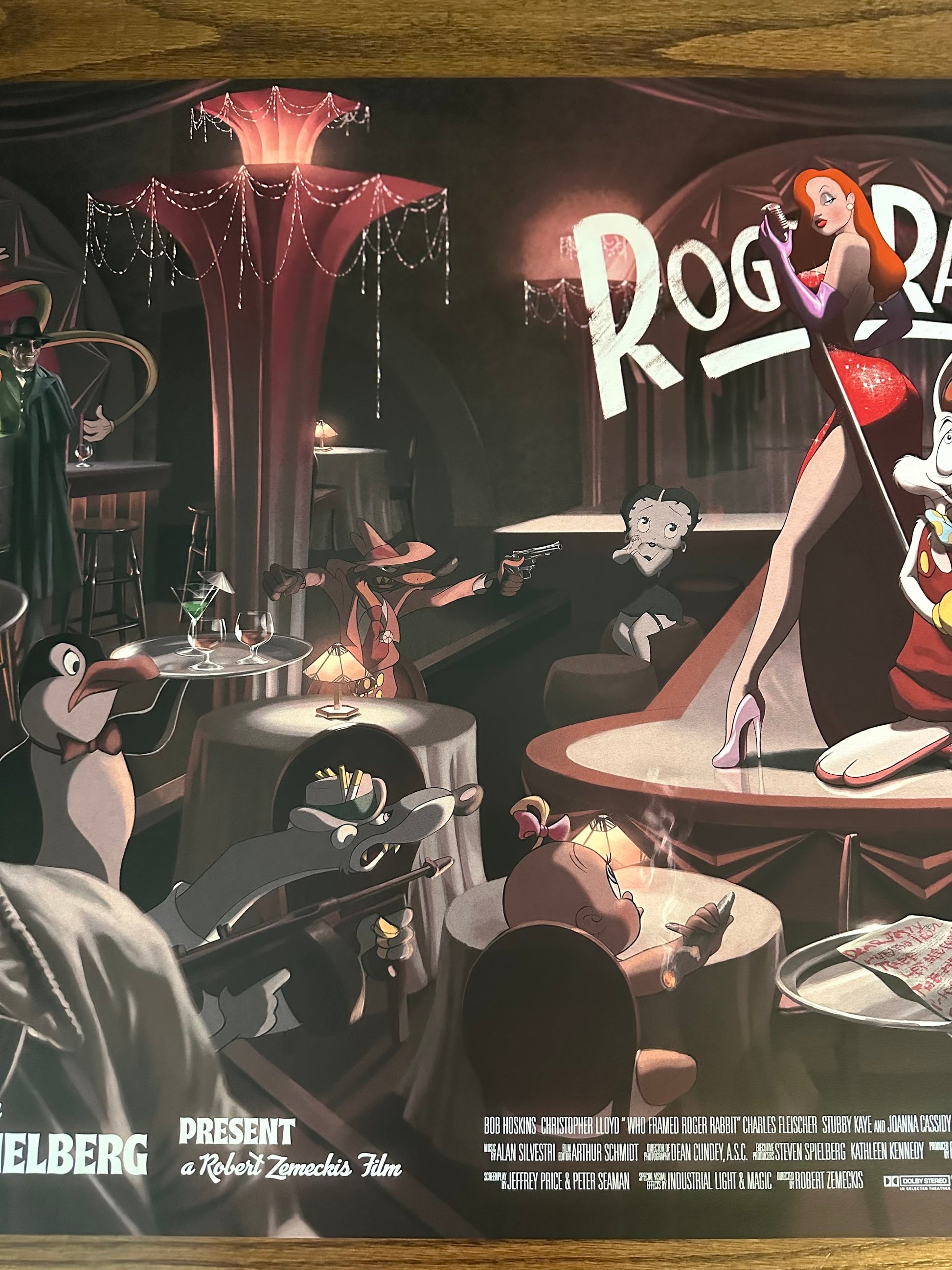 Ann Bembi – Who Framed Roger Rabbit, 36 x 24 in, poster, image 3
