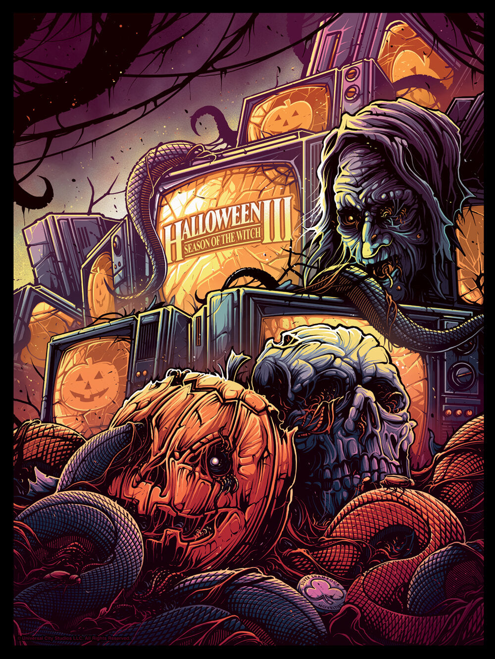 Dan Mumford – Halloween 3 Season of the Witch, 18 x 24 in, art print, image 7