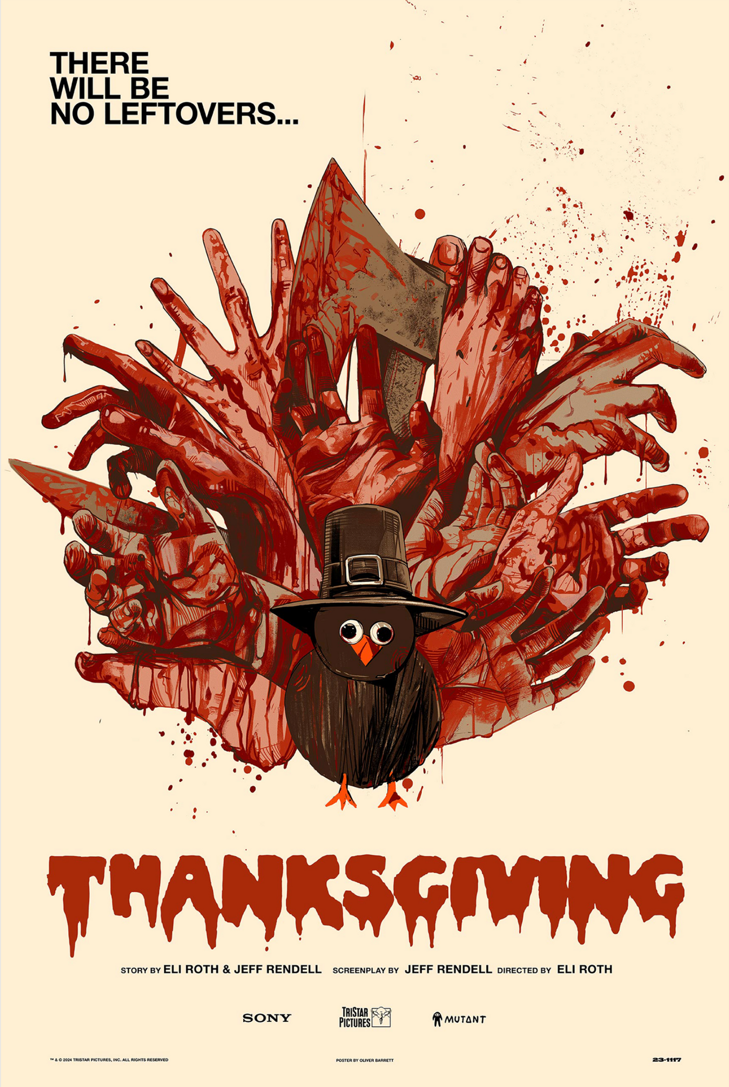 Oliver Barrett – Thanksgiving, 24 x 36 in, poster, image 5