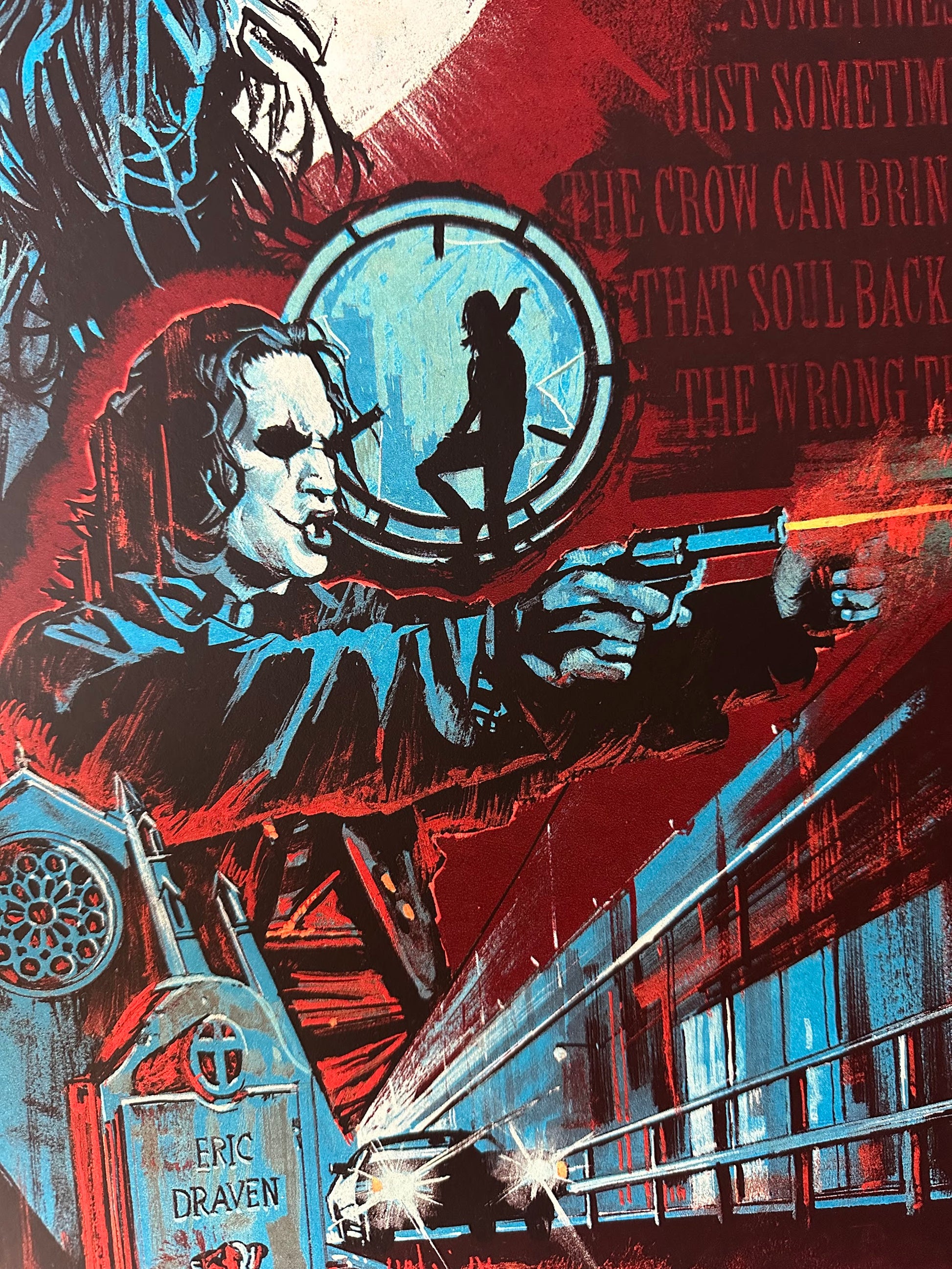 Paul Mann – The Crow Saniose Variant, 24 x 36 in, poster, image 3
