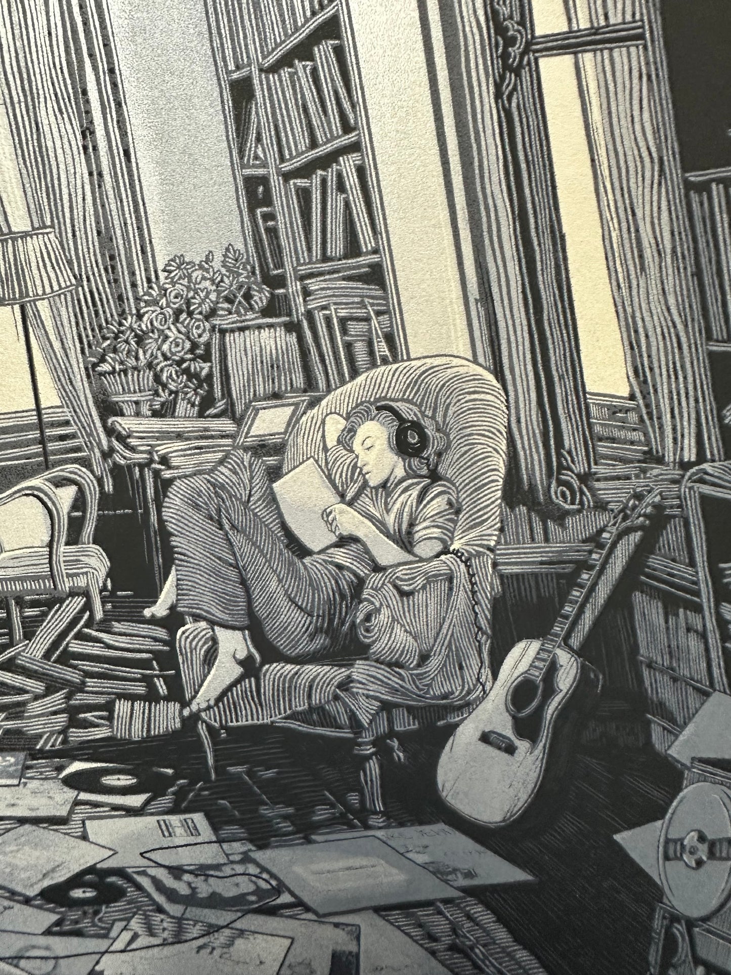 Daniel Danger – Record Room "Limited to One", 18 x 24 in, art print, image 2