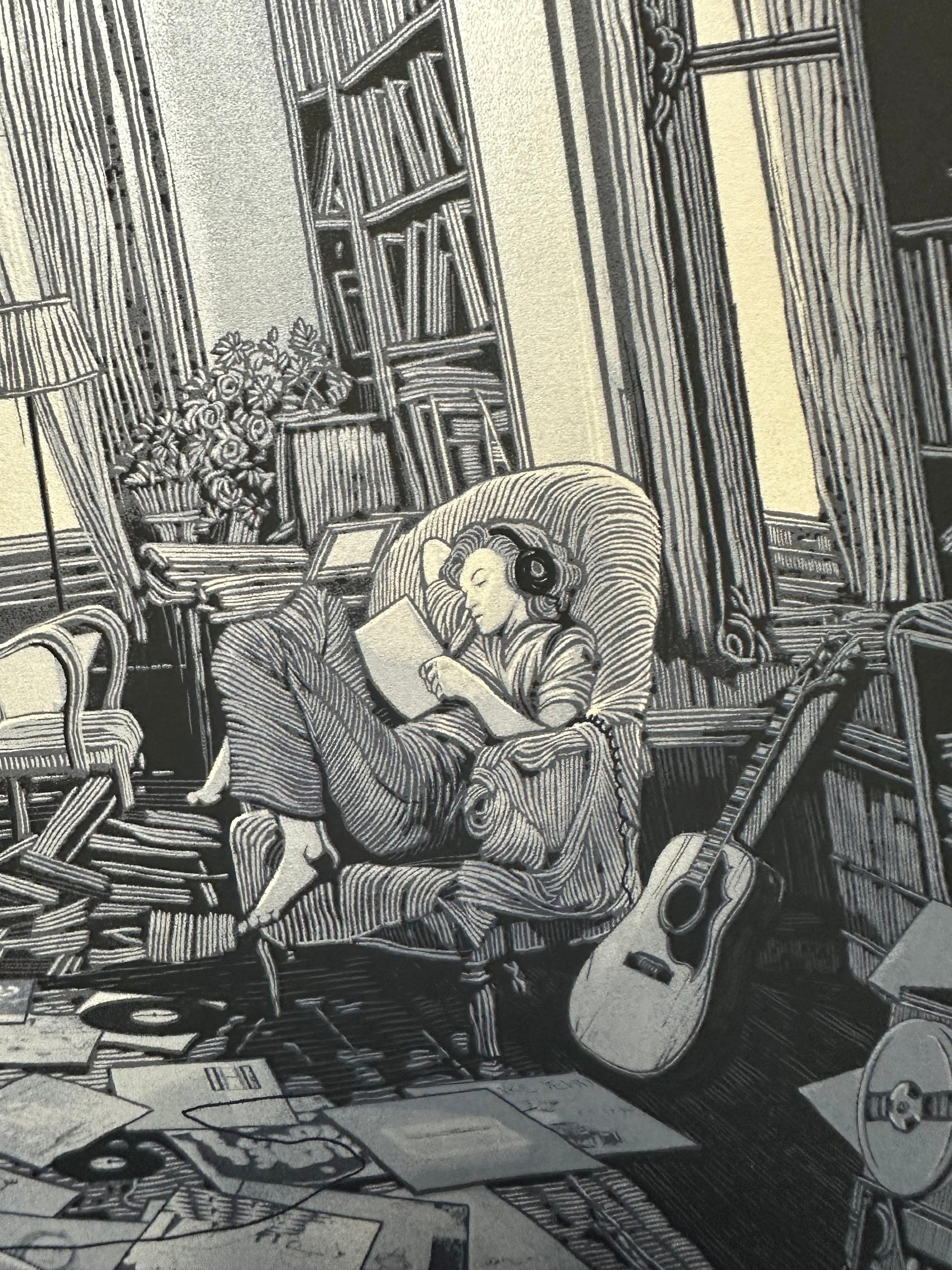 Daniel Danger – Record Room "Limited to One", 18 x 24 in, art print, image 2