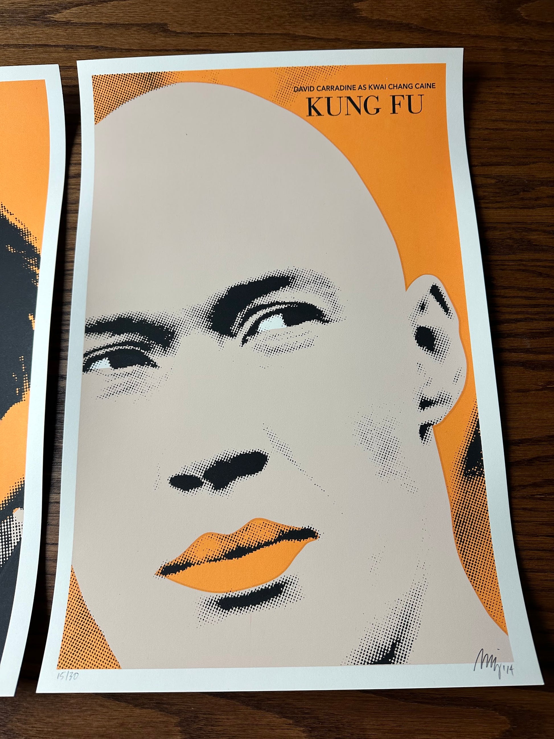 Tim Jordan – Kung Fu Caine Set, 12 x 18 in, art print, image 3