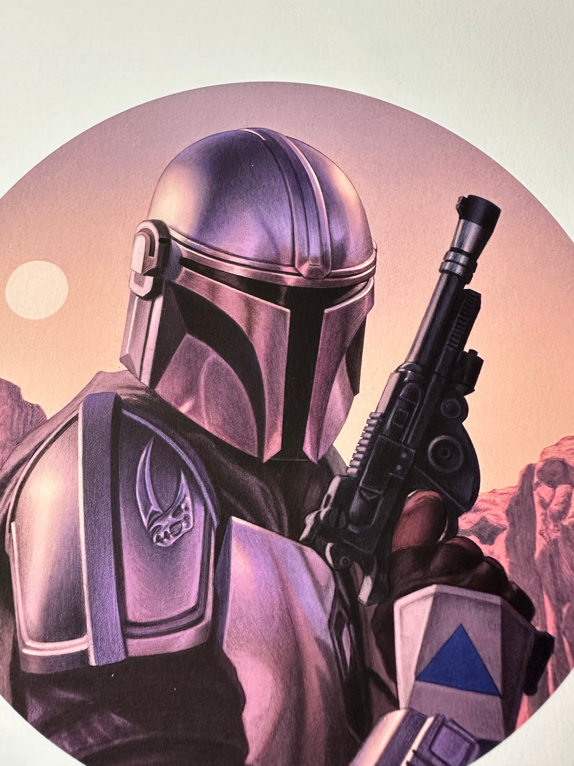 Rory Kurtz – The Mandalorian "The Way" Portrait, 8 x 10 in, art print, image 2