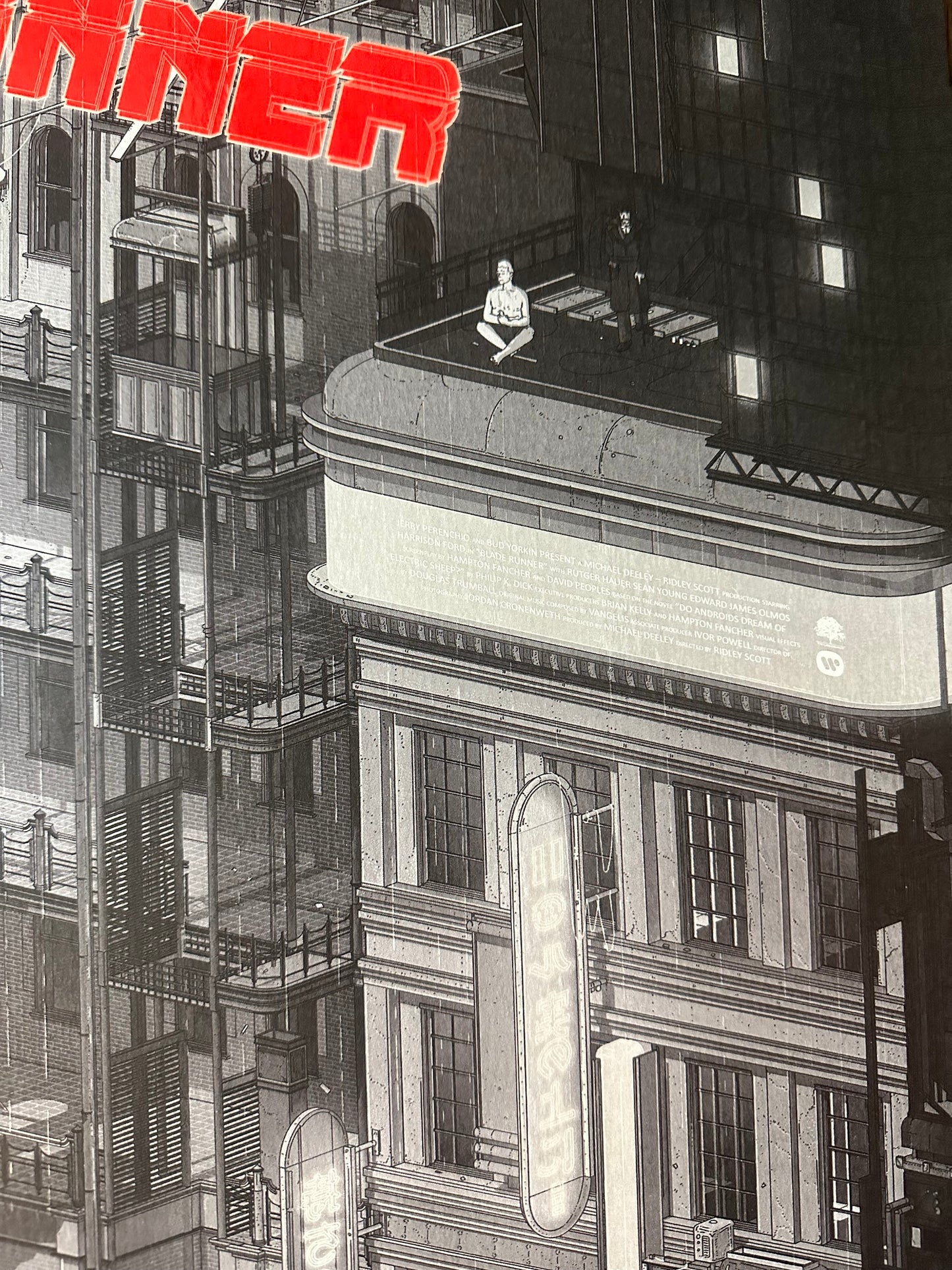 Doug John Miller – Blade Runner B&W Variant, 24 x 36 in, poster, image 4