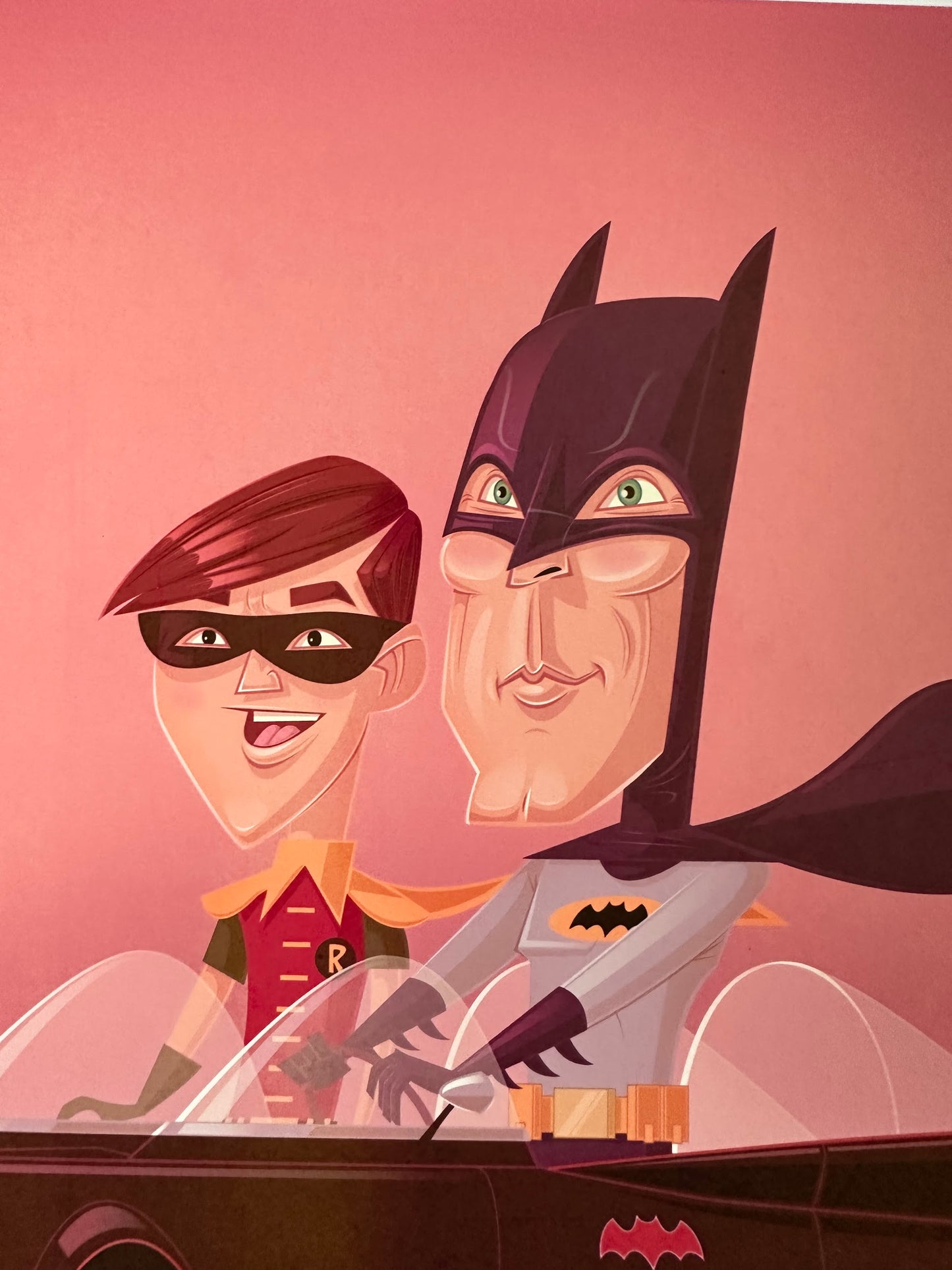 James Gilleard – Batman & Robin, 11.7 x 16.5 in, art print, image 2
