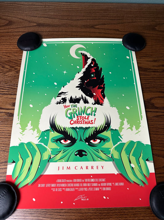 Juan Rico Jr – How the Grinch Stole Christmas, 18 x 24 in, art print