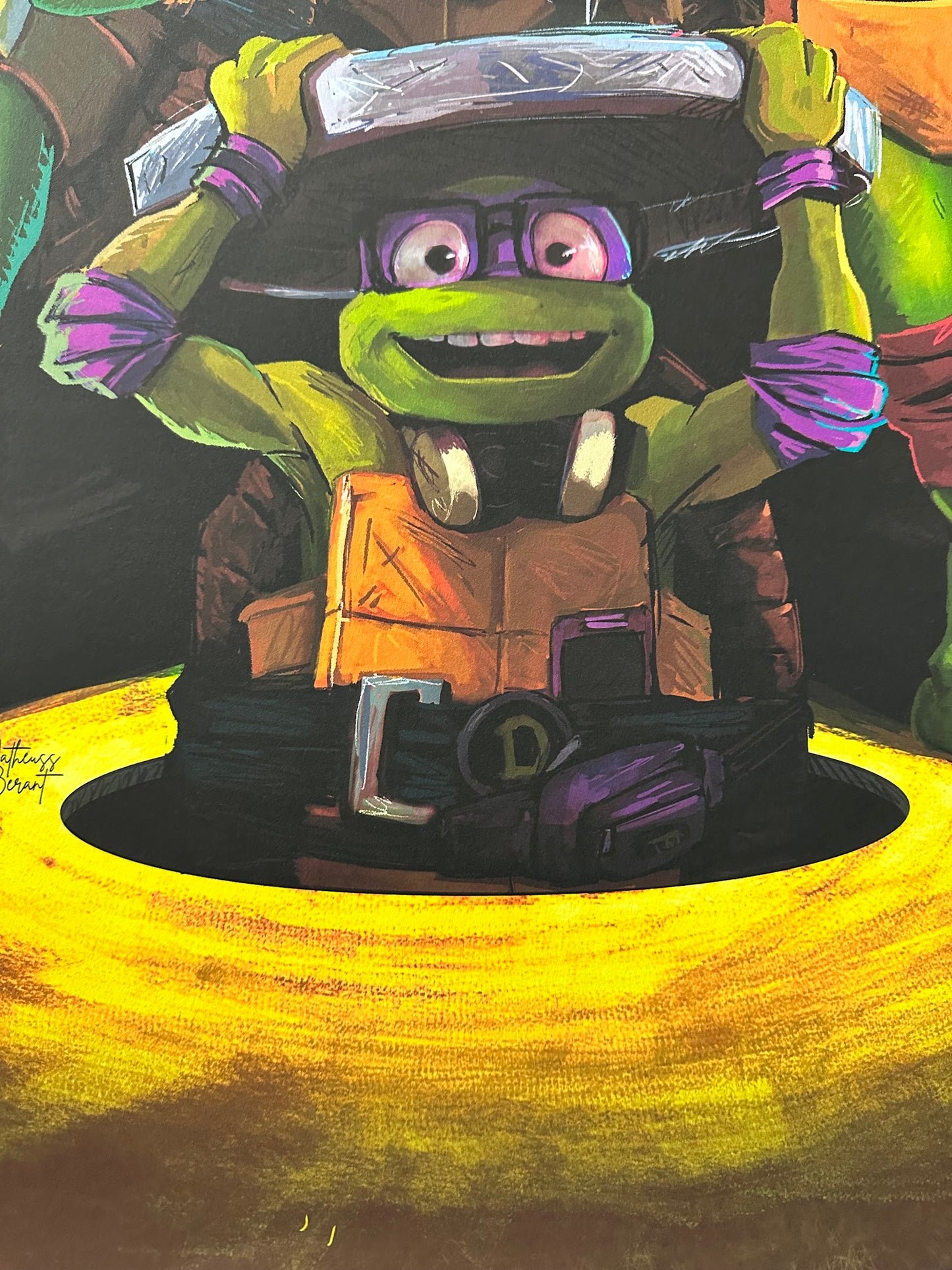 Matheuss Berant – TMNT Mutant Mayhem, 24 x 36 in, poster, image 5
