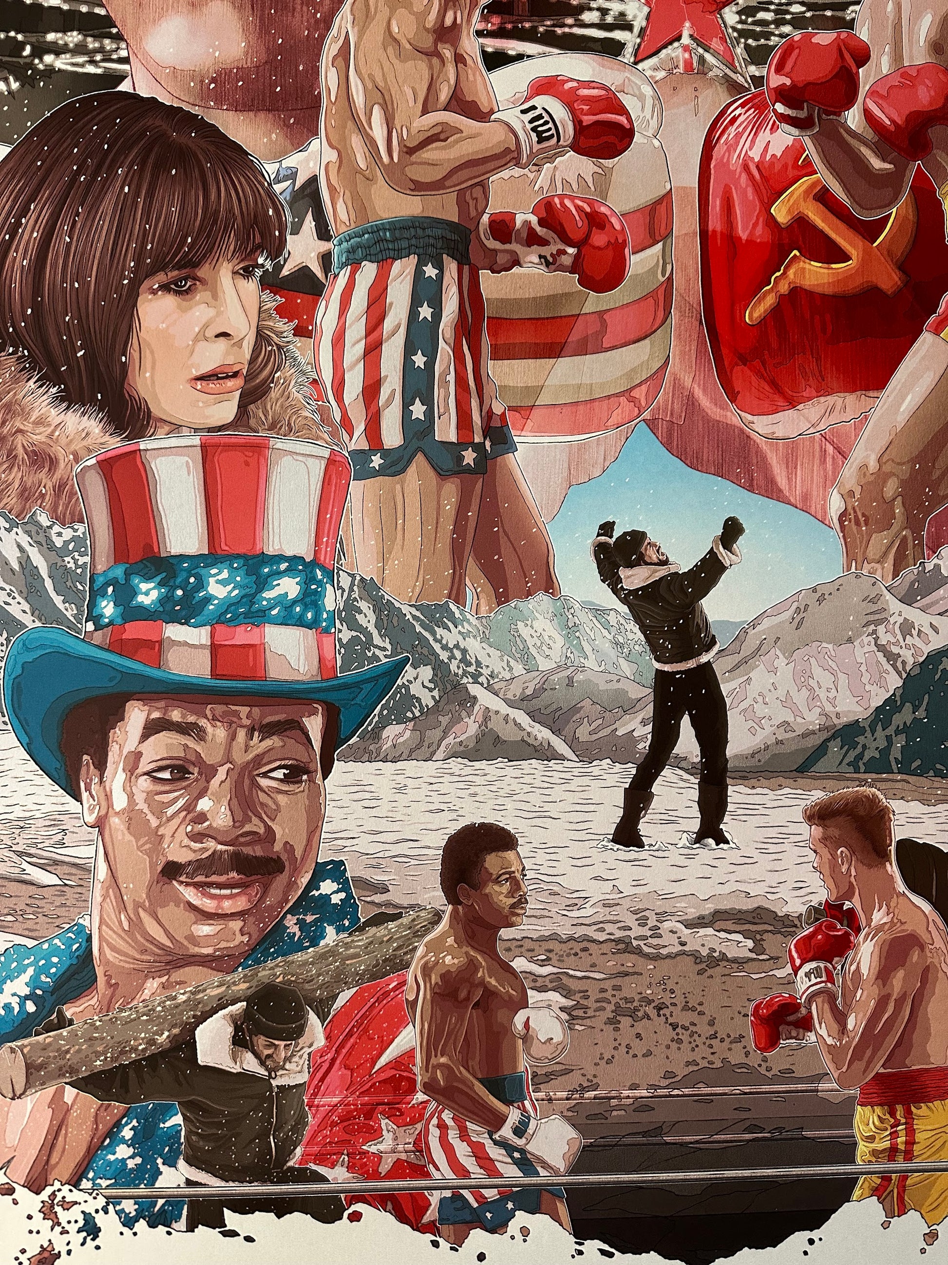 Tavo Montanez - Rocky 4 24x36 movie poster - detail image 4
