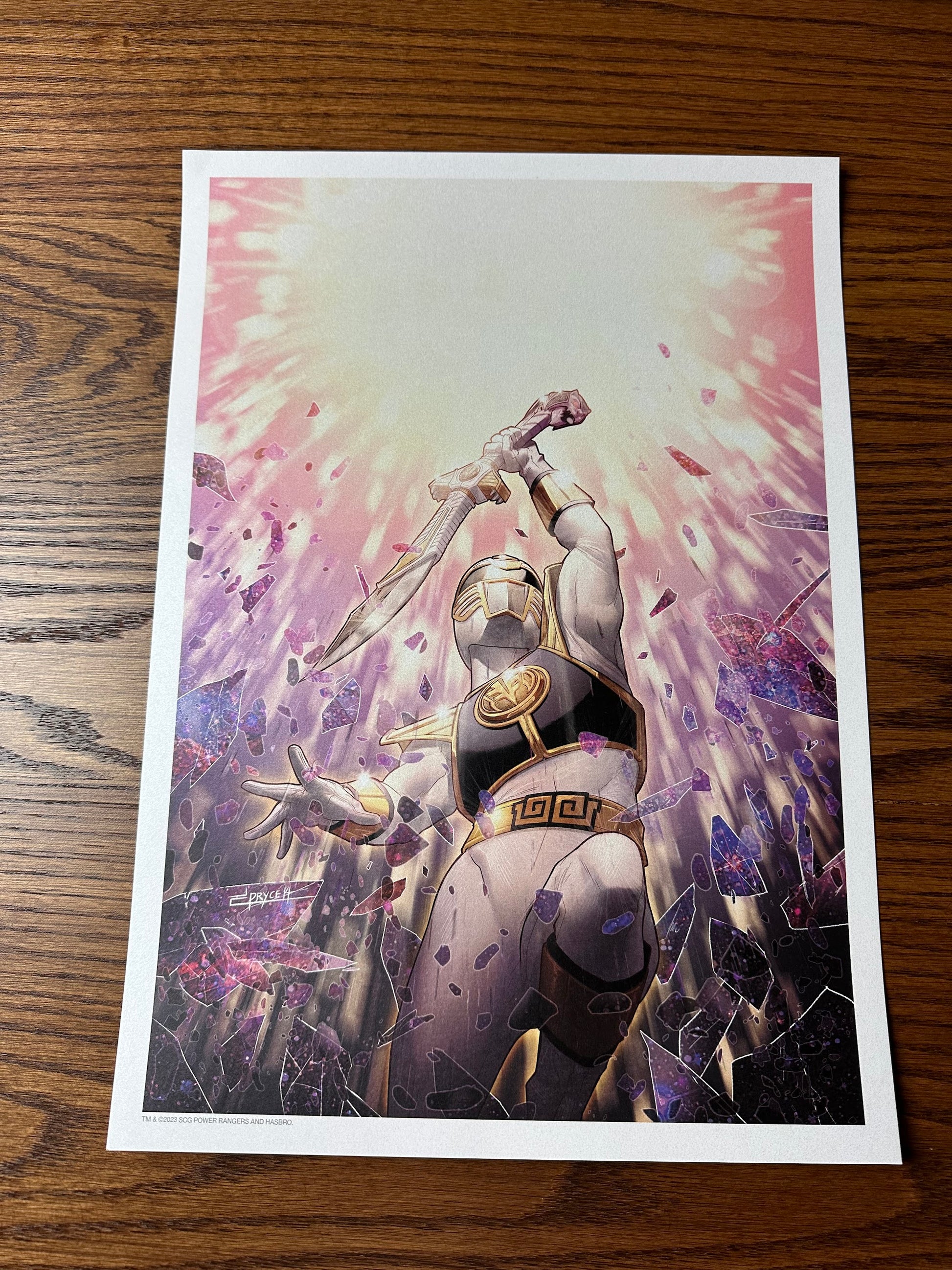 Jamal Campbell – Power Ranger Pearlescent Edition, 12 x 16 in, art print