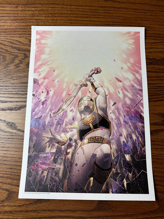 Jamal Campbell – Power Ranger Pearlescent Edition, 12 x 16 in, art print