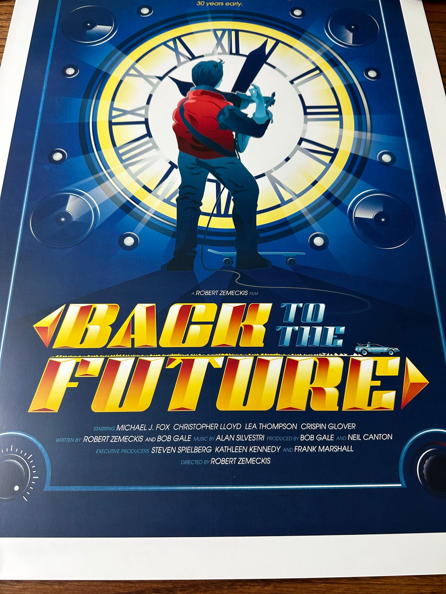 Ninjabot – Back to the Future, 18 x 24 in, art print, image 3