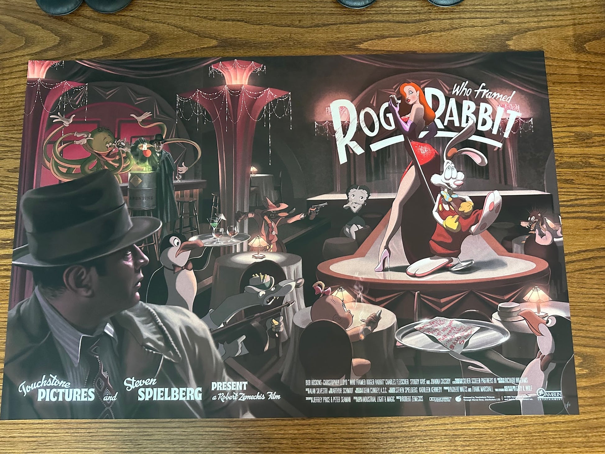 Ann Bembi – Who Framed Roger Rabbit, 36 x 24 in, poster