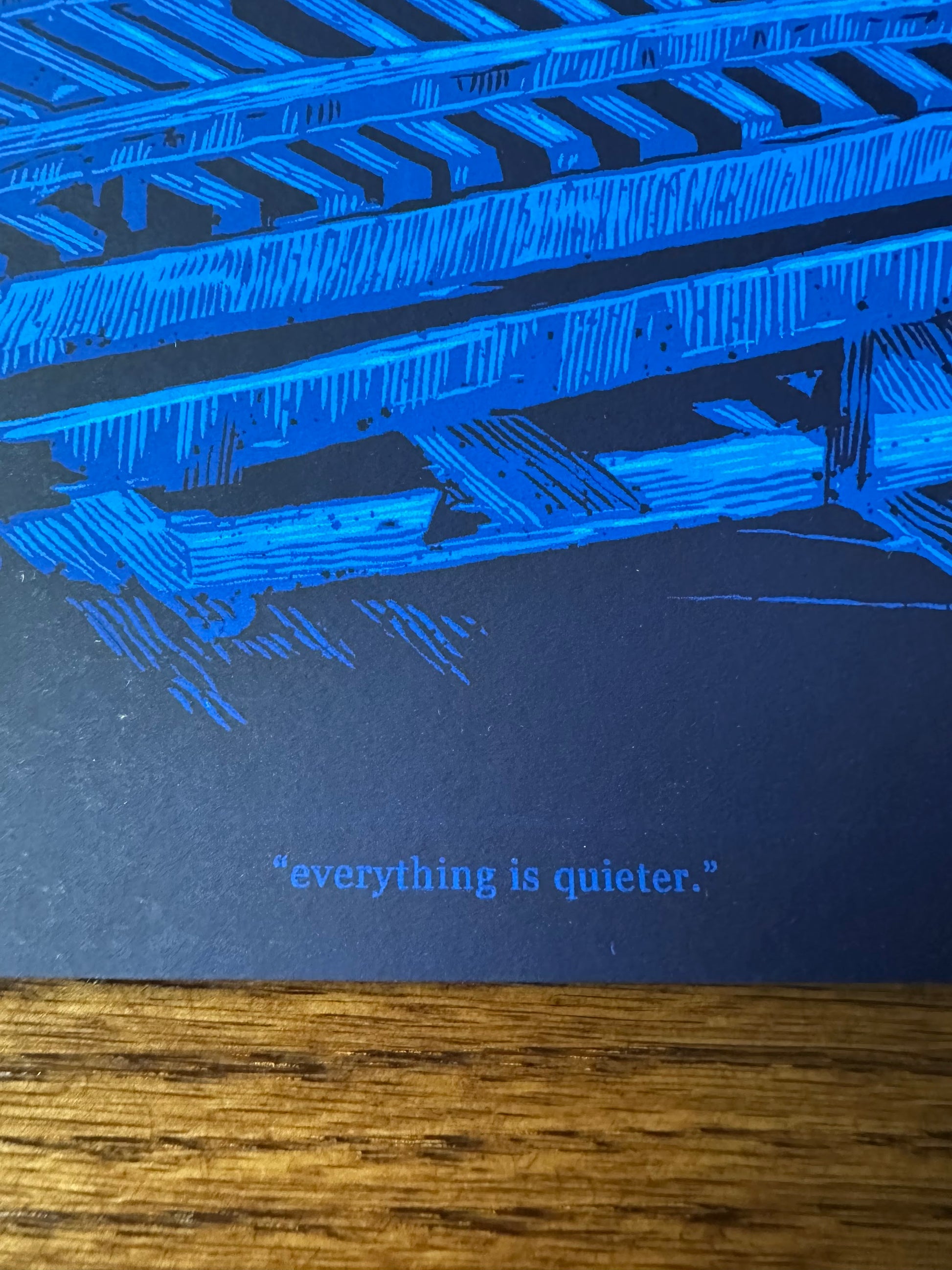 Daniel Danger – Everything is Quieter, 36 x 24 in, poster, image 8