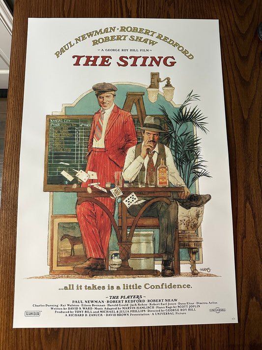 Hans Woody – The Sting, 24 x 36 in, poster