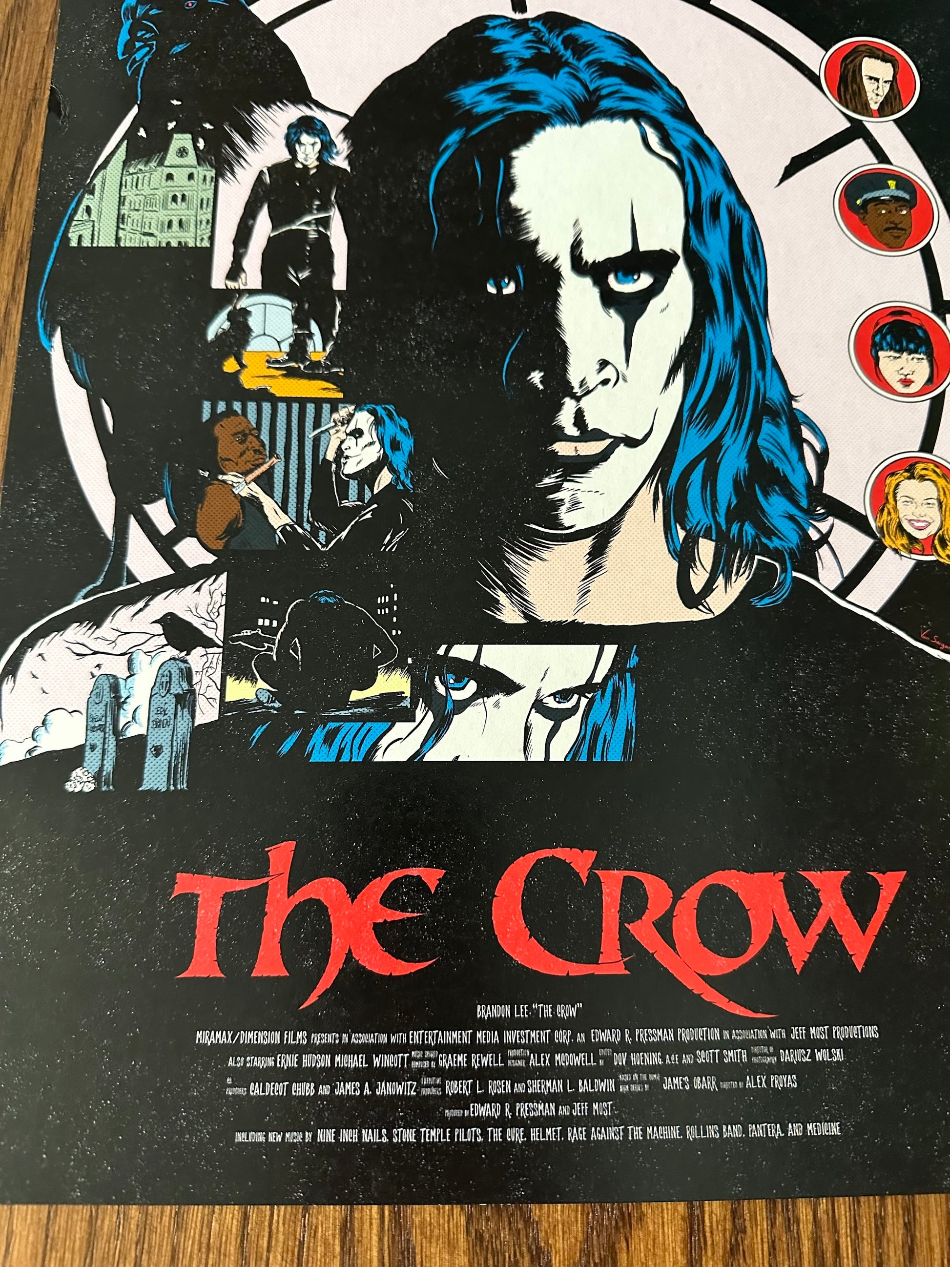 Van Saiyan – The Crow, 16.5 x 11.7 in, art print, image 5