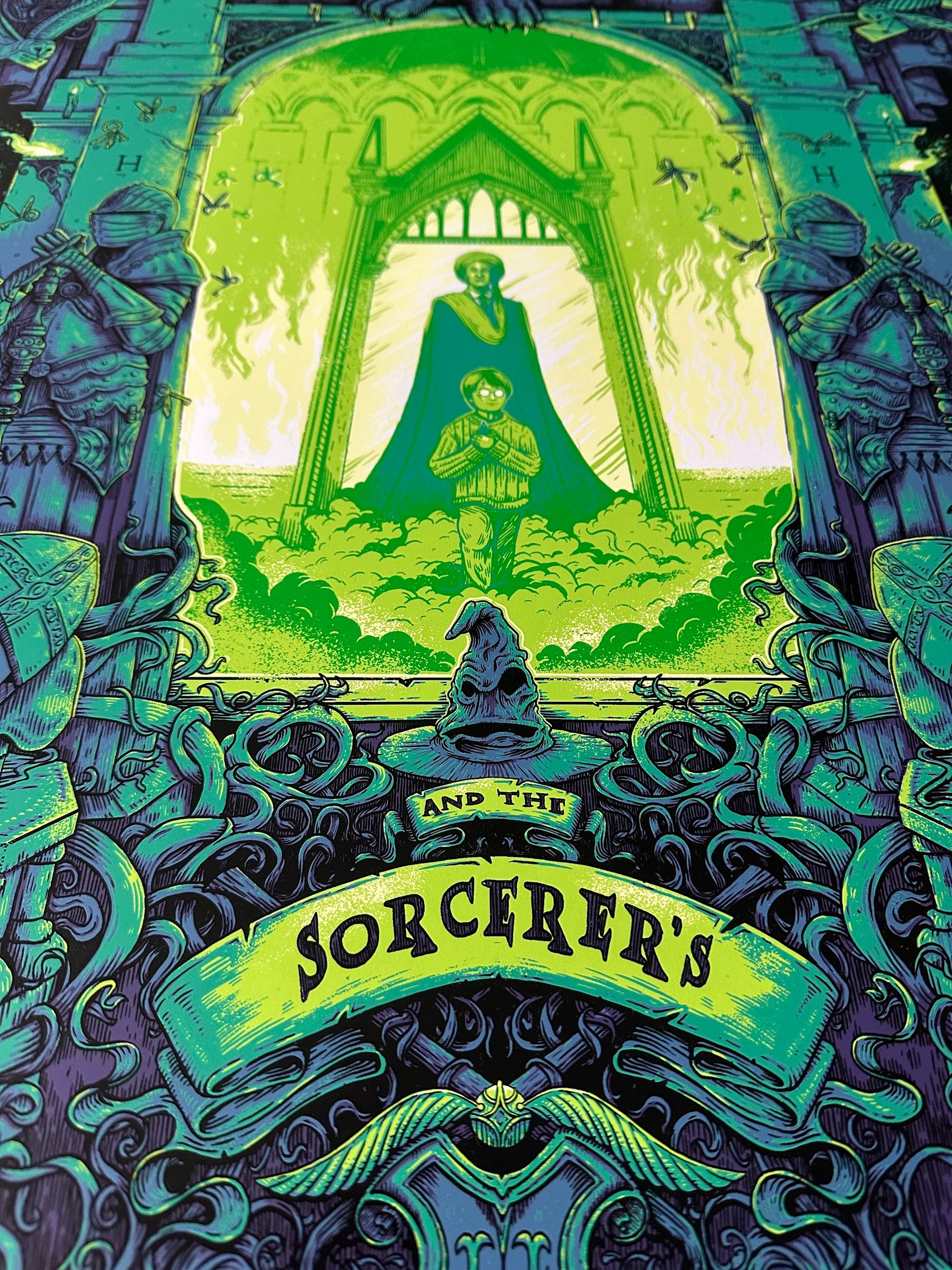 Alex Hovey – Harry Potter and the Scorcerer's Stone, 24 x 36 in, poster, image 8