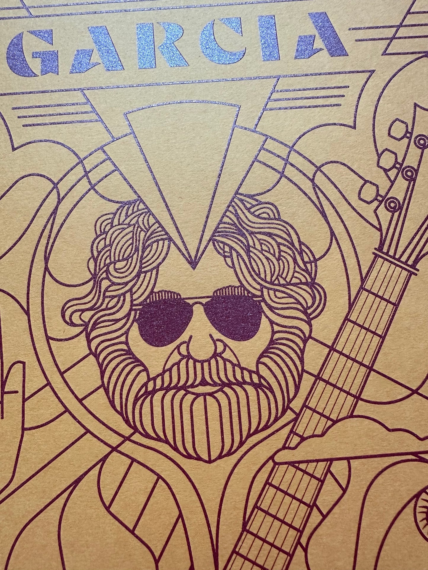Brian Steely – Jerry Garcia Orange Fizz Variant, 18 x 24 in, art print, image 3