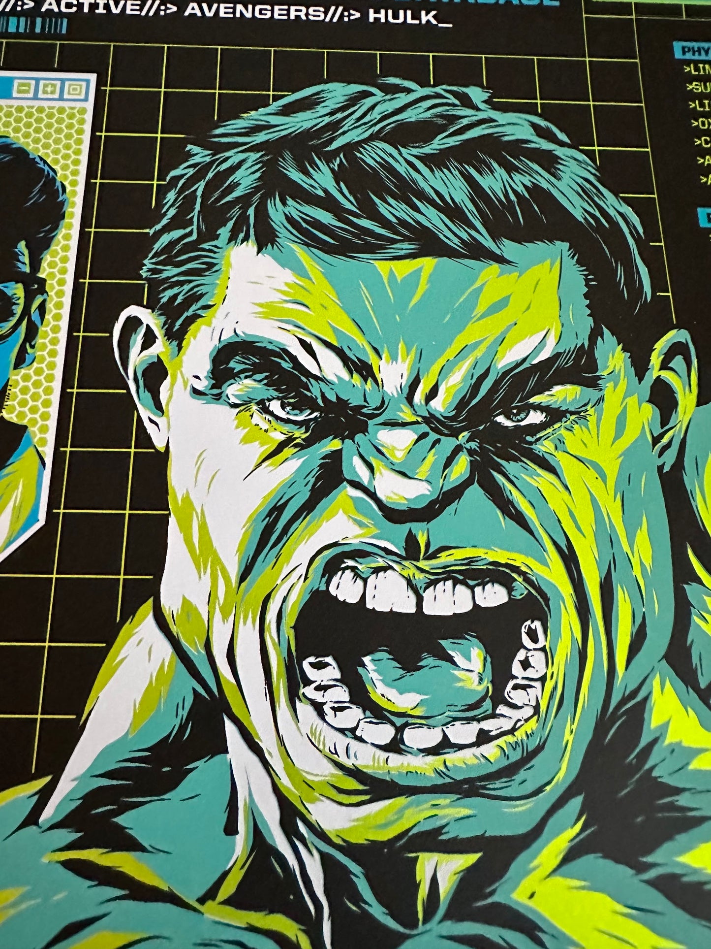 Anthony Petrie – Shield Files Hulk, 18 x 24 in, art print, image 3