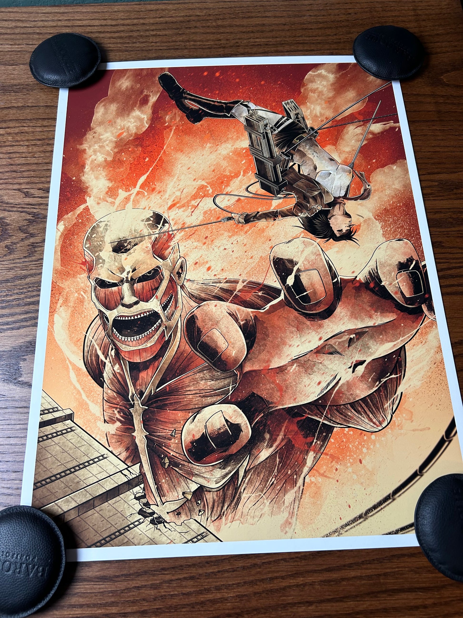 JP Valderrama – Attack on Titan, 18 x 24 in, art print