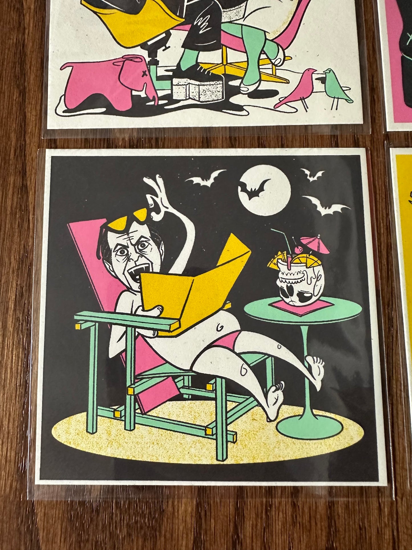 Anthony Petrie - Mod Squad Halloween Portrait Set of 6 5x5 art print - detail image 4