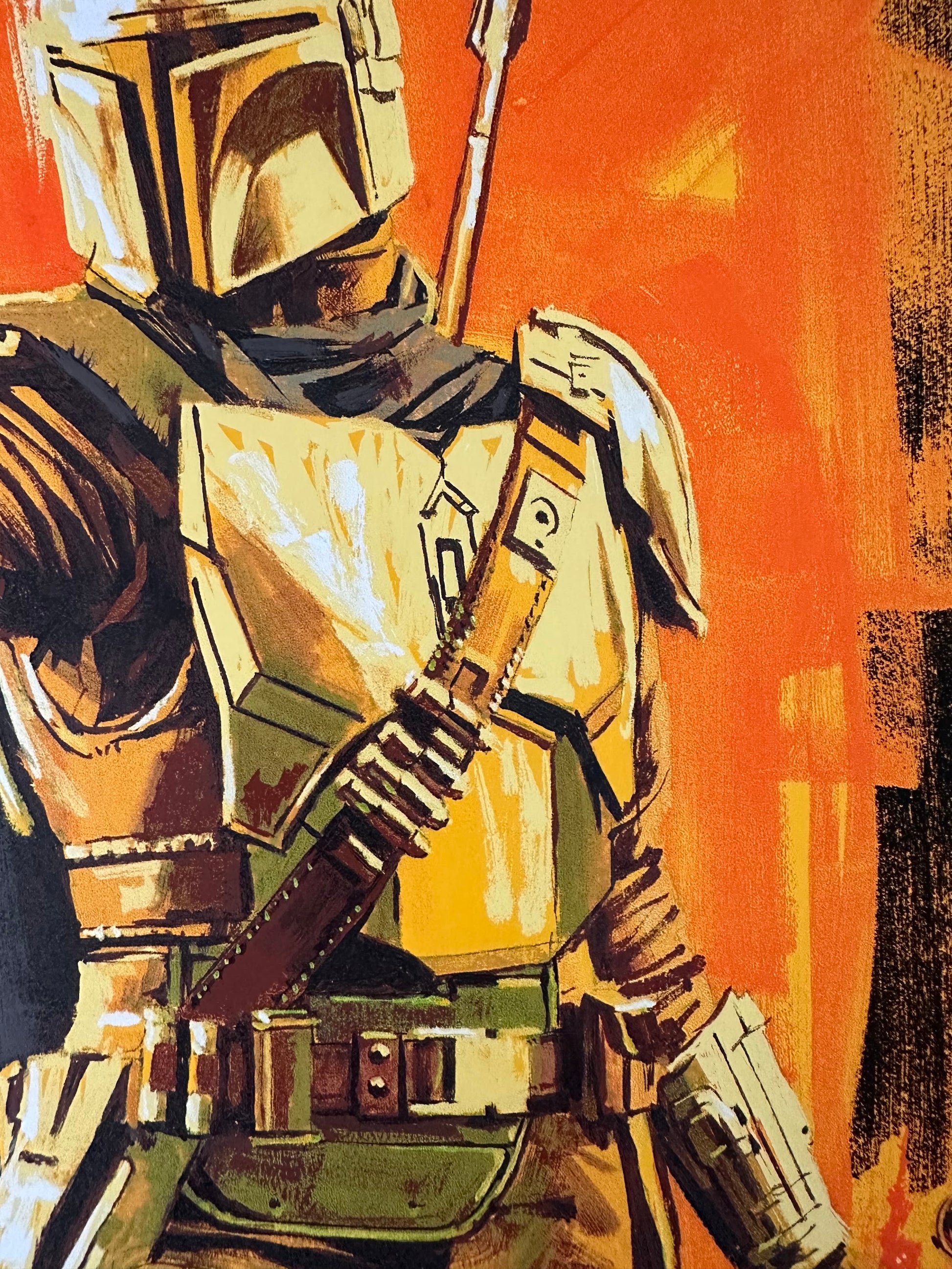 Paul Mann – The Mandalorian Foil Variant, 24 x 36 in, poster, image 3